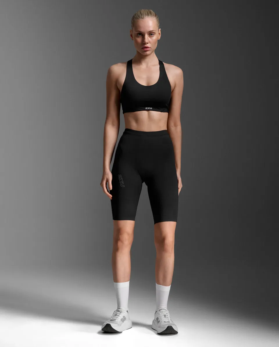 2xu-light-speed-react-hi-rise-shorts-black-kompression image 1