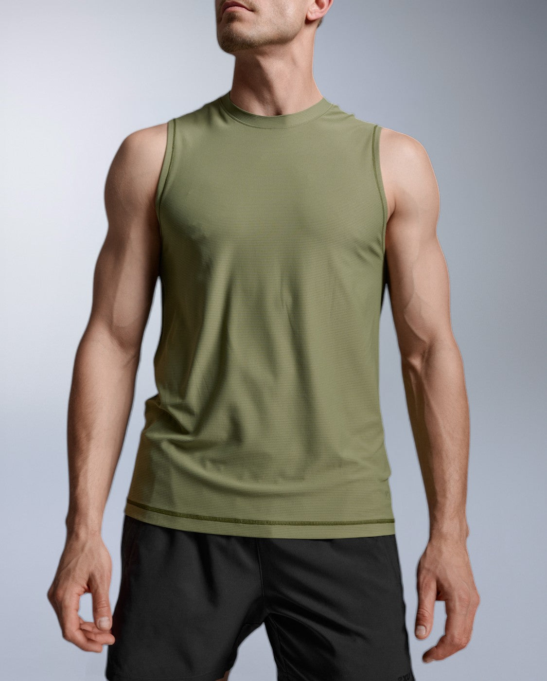 2xu-force-tech-tank-hunter-green-tank-top-herren image 2