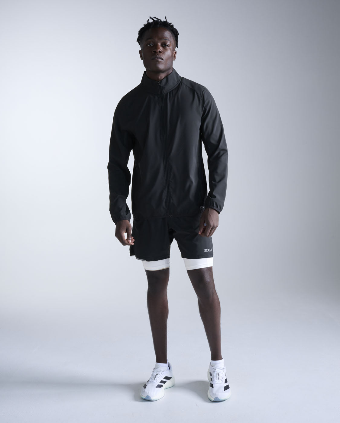 2xu-aero-jacket-laufjacke-herren-black-silver-reflective image 5