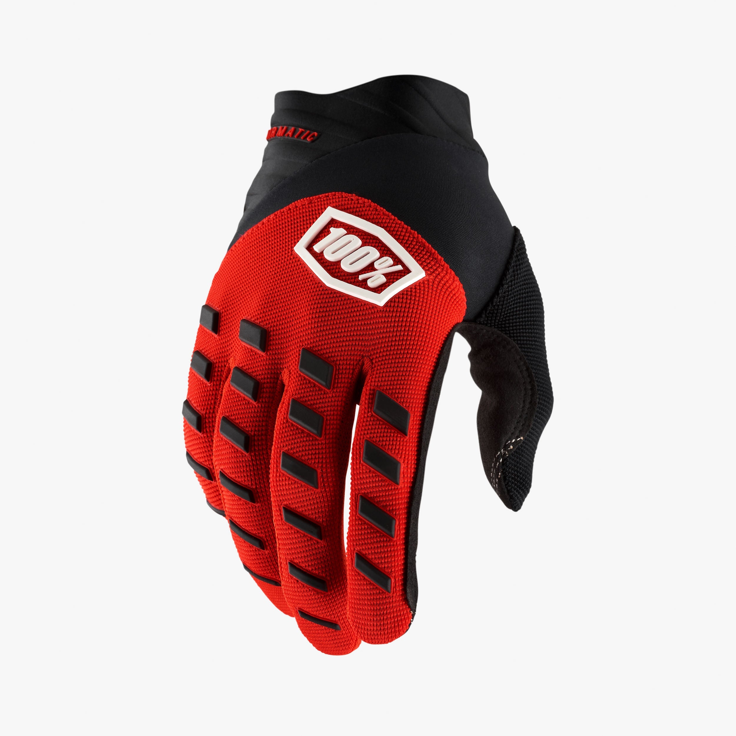 100-airmatic-moto-handschuhe-rot-schwarz-touchscreen image 1