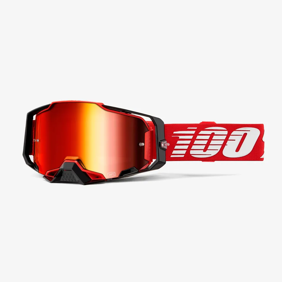 100-armega-mx-brille-rot-mit-clear-und-mirror-red-scheibe image 1