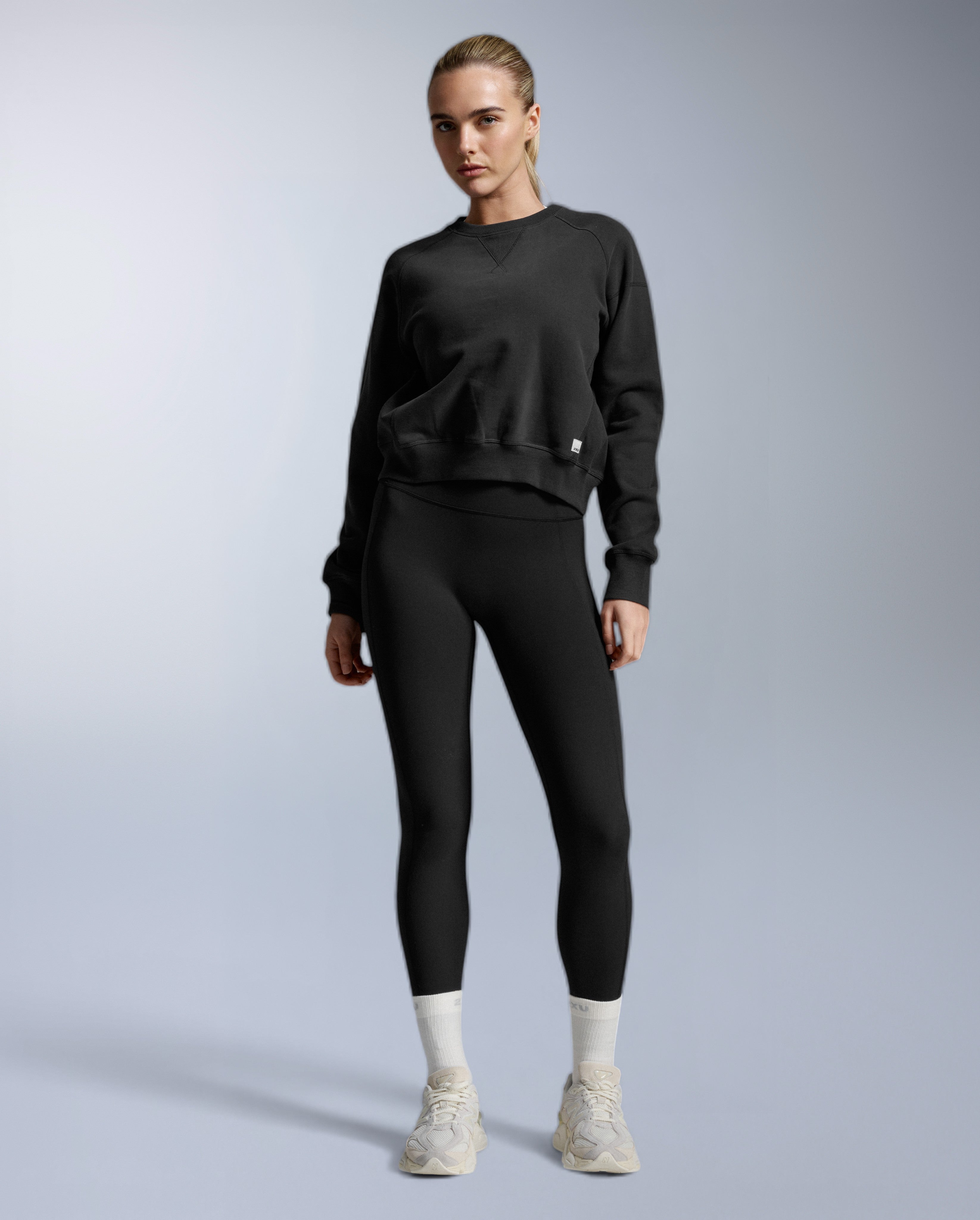 2xu-ez-organic-cotton-ribbed-crew-langarmshirt-schwarz-wei image 3
