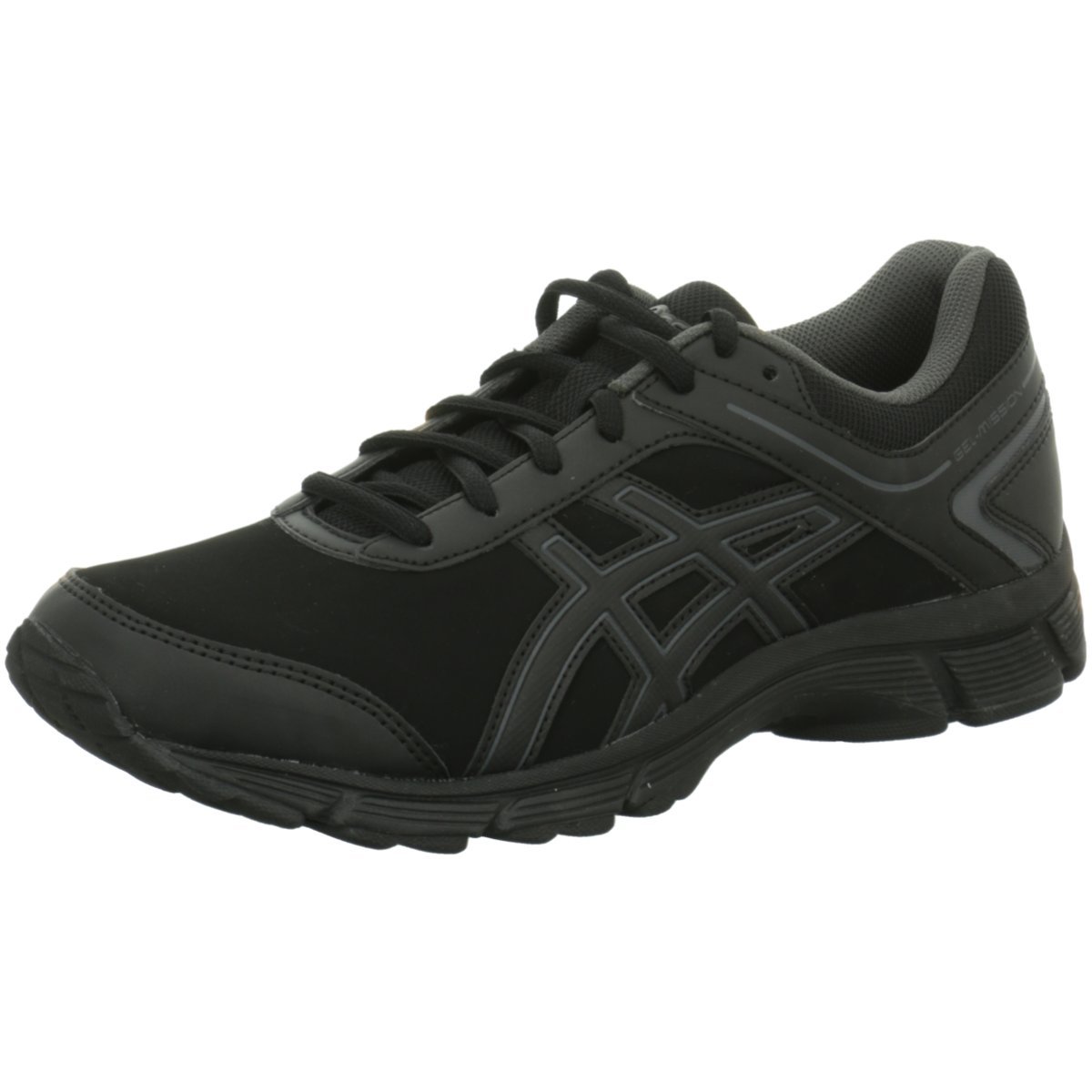 asics-gel-mission-herren-outdoor-schuhe-schwarz-gepolstert image 1