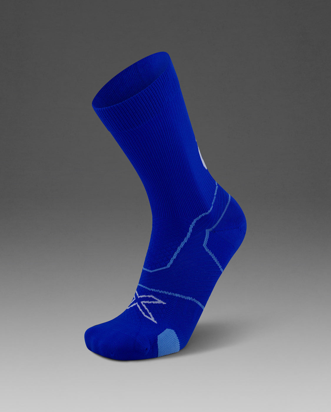2xu-vectr-cushion-crew-socken-surf-white-gepolstert image 1