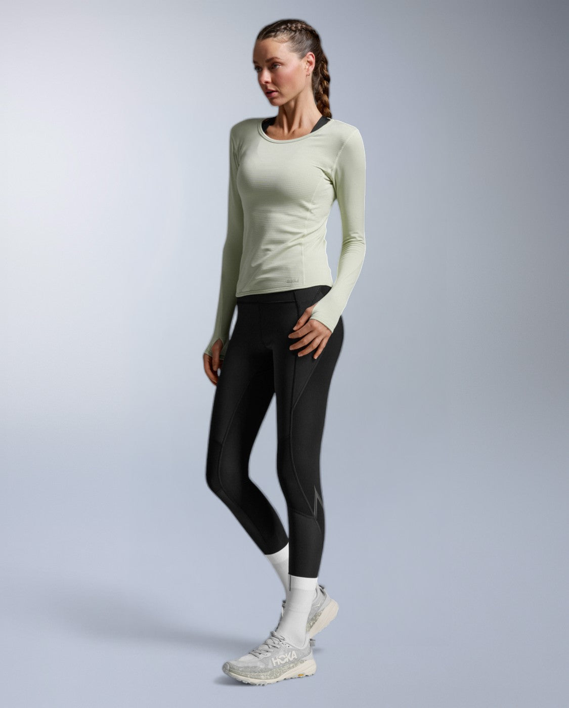 2xu-ignition-grid-base-layer-damen-seafoam-langarmshirt image 4