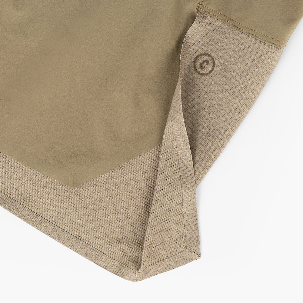 ciele-icnshort-herren-laufshorts-3-canvas-beige image 7