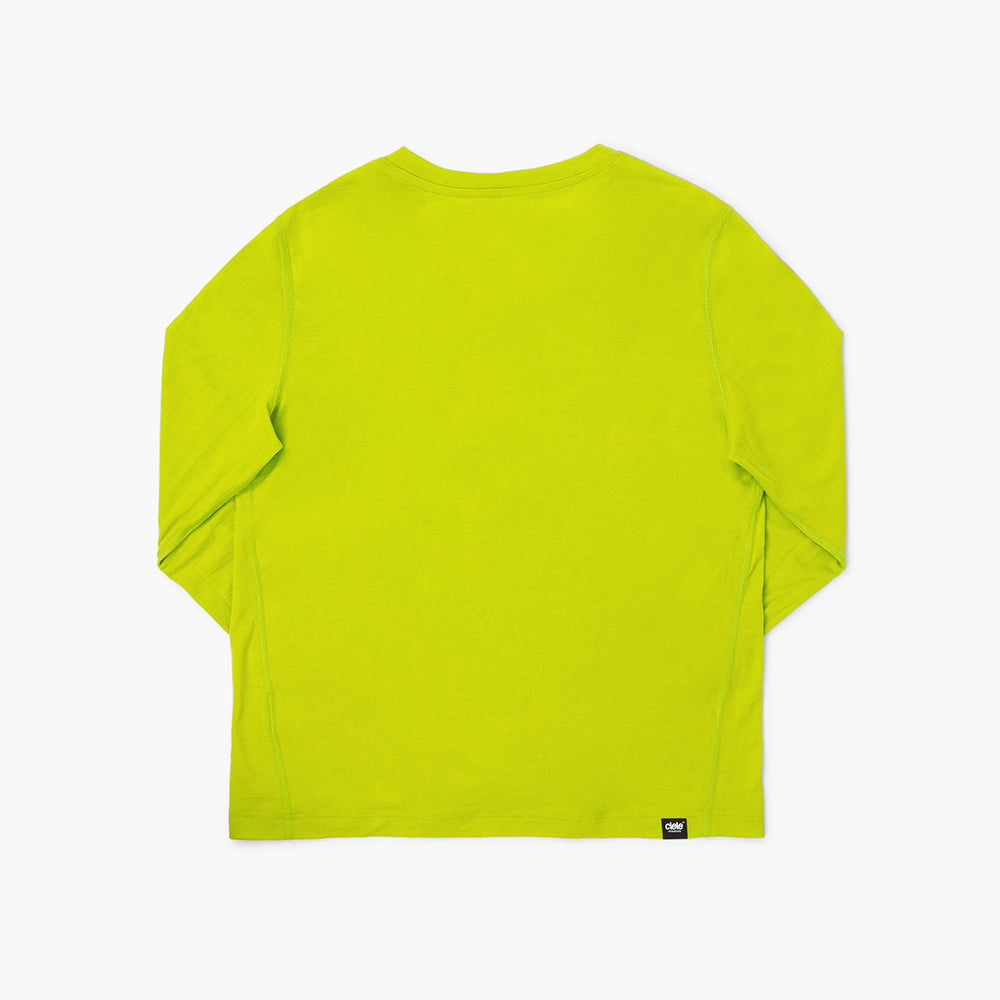 ciele-w-hlslongsleeve-laufshirt-lime-green-langarm image 5