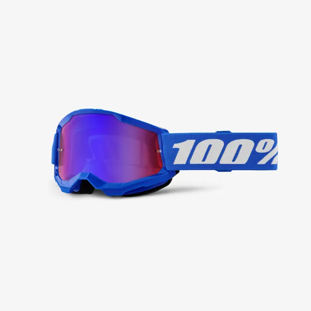 100-strata-2-junior-goggle-blau-wei-clear image 1