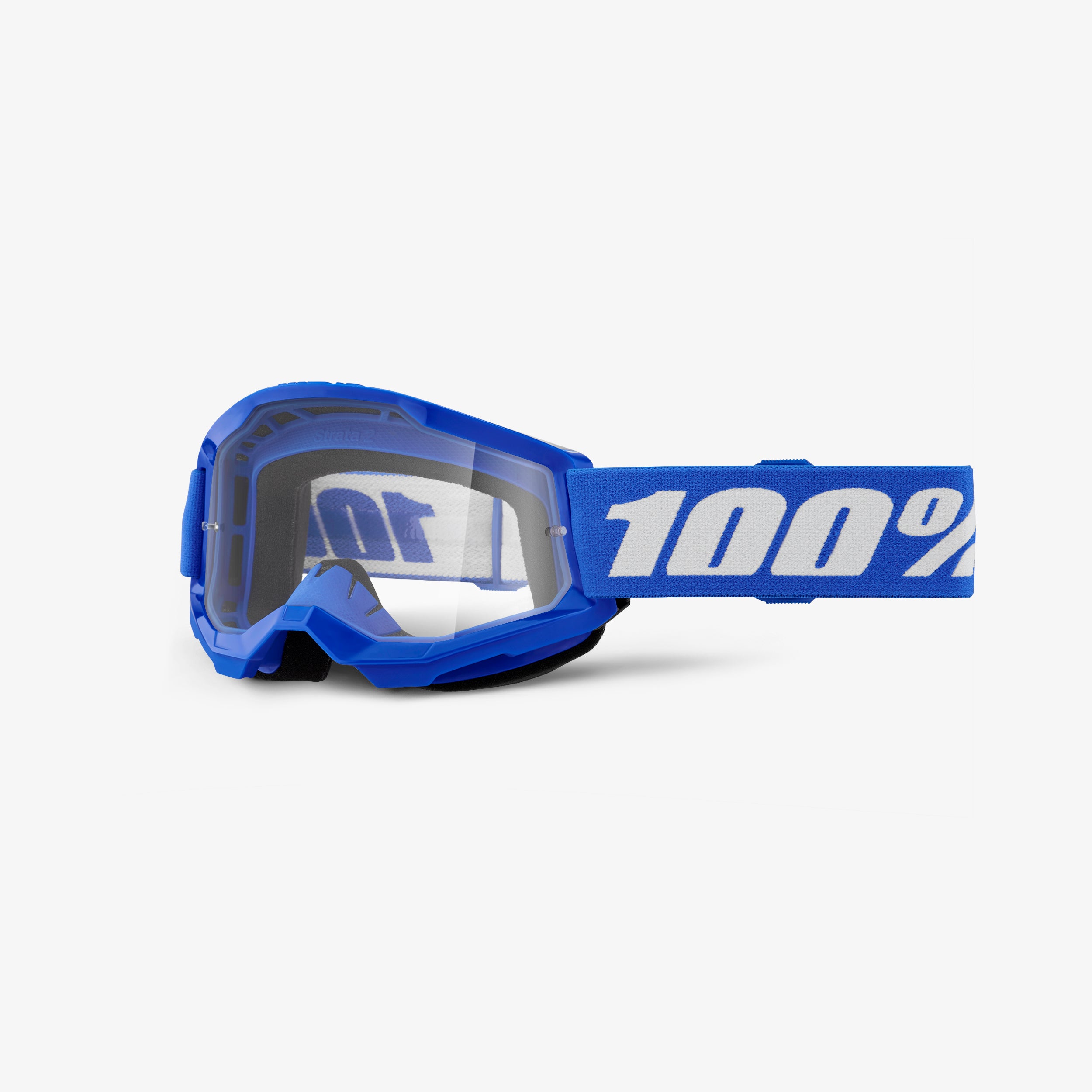 100-strata-2-junior-goggle-blau-wei-clear image 2