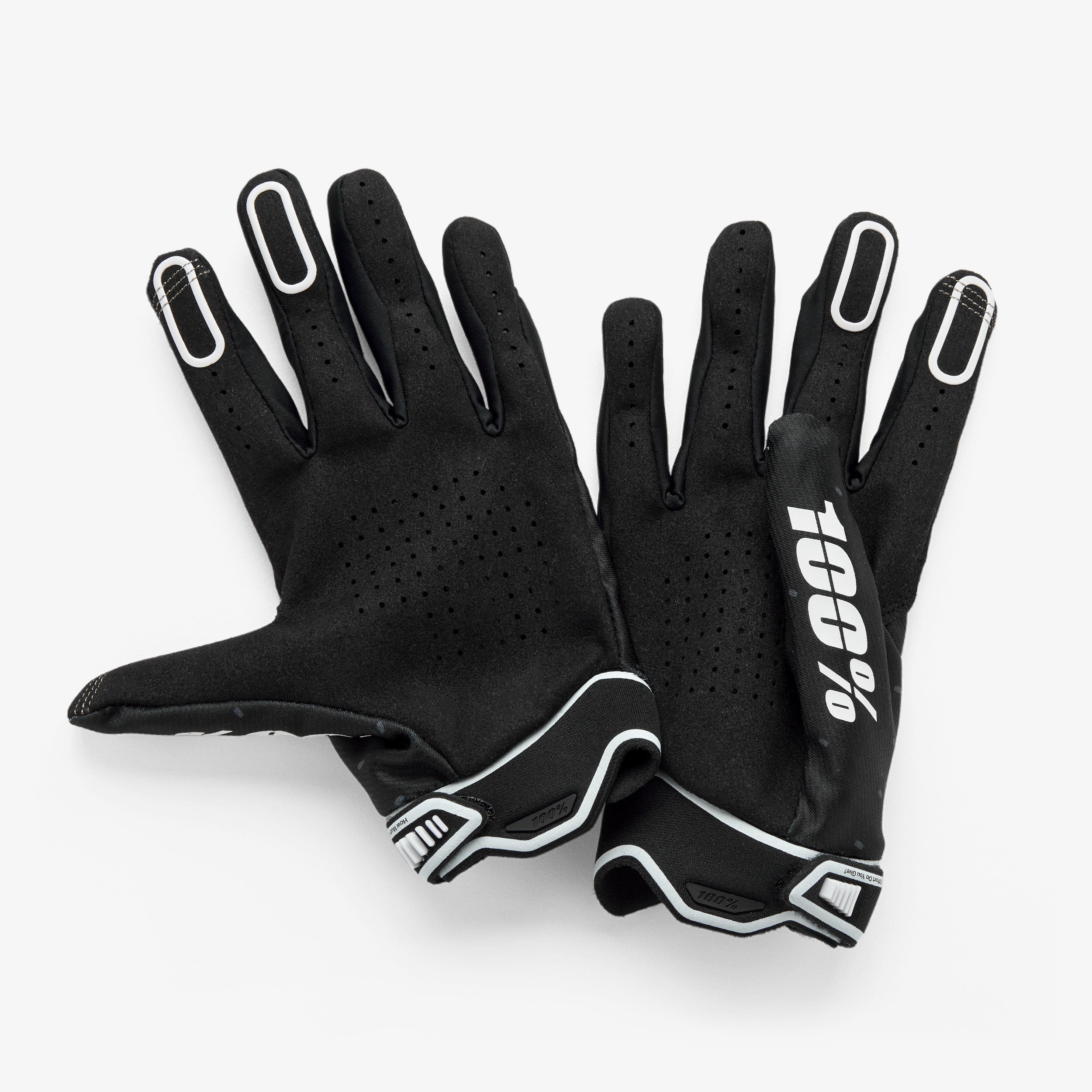 100-ridefit-fahrradhandschuhe-fluo-yellow-black-m image 2
