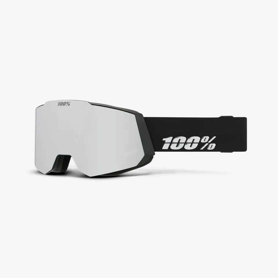 100-snowcraft-hiper-skibrille-black-silver-regular-fit image 1