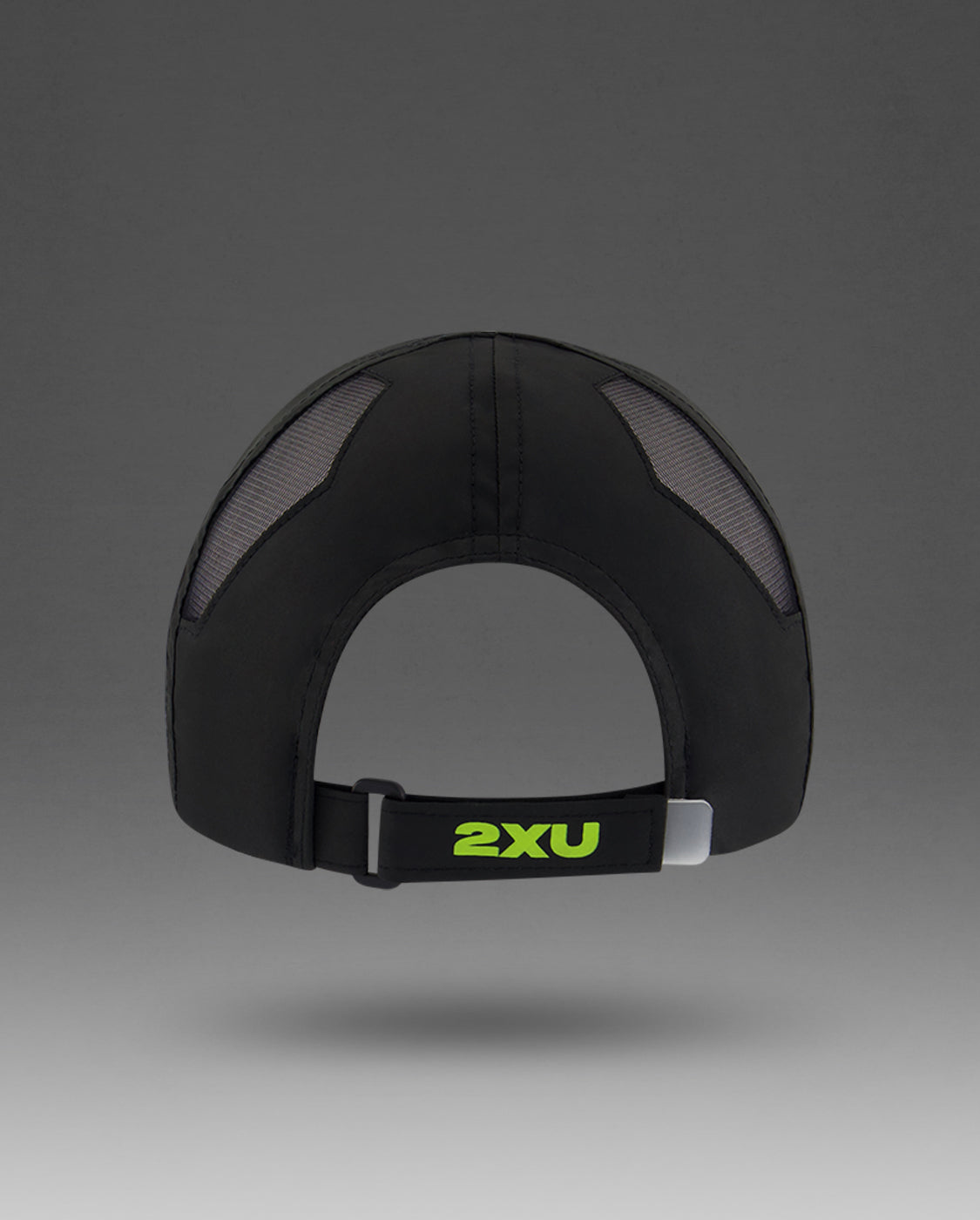 2xu-aero-run-cap-laufkappe-schwarz-volt image 3