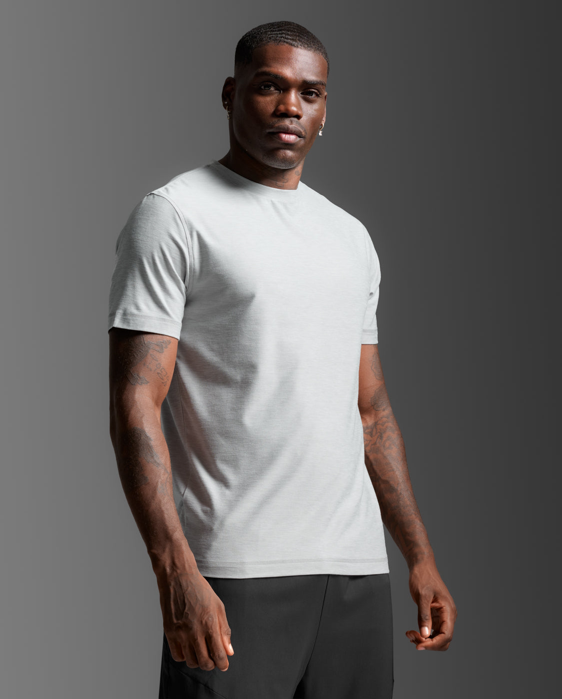 2xu-signature-tee-t-shirt-herren-harbor-mist-schnelltrocknend image 4