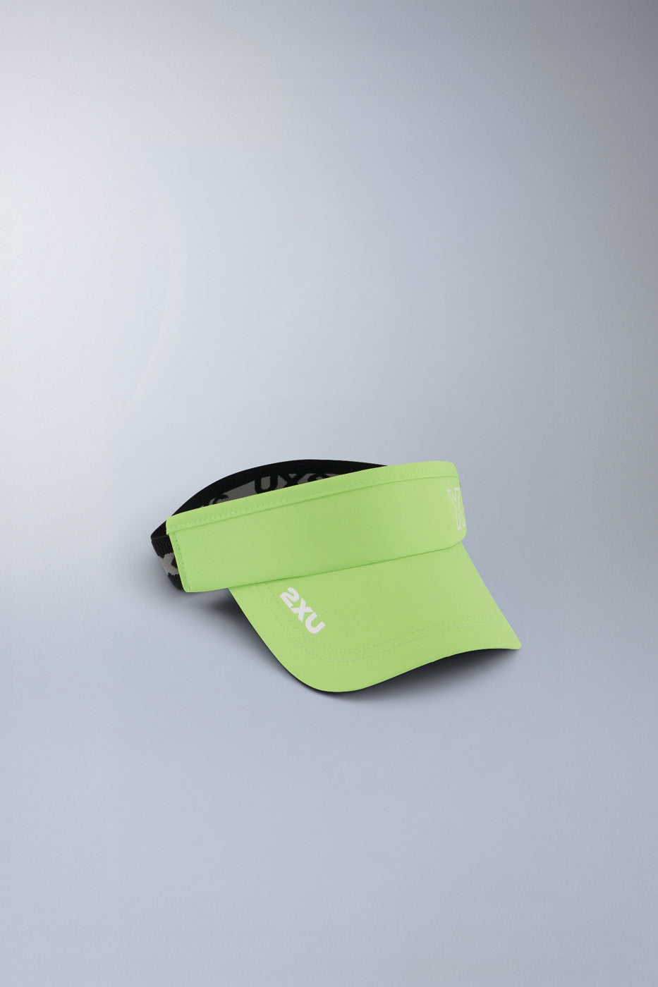 2xu-aero-performance-visor-laufvisor-lime-zest-white image 1