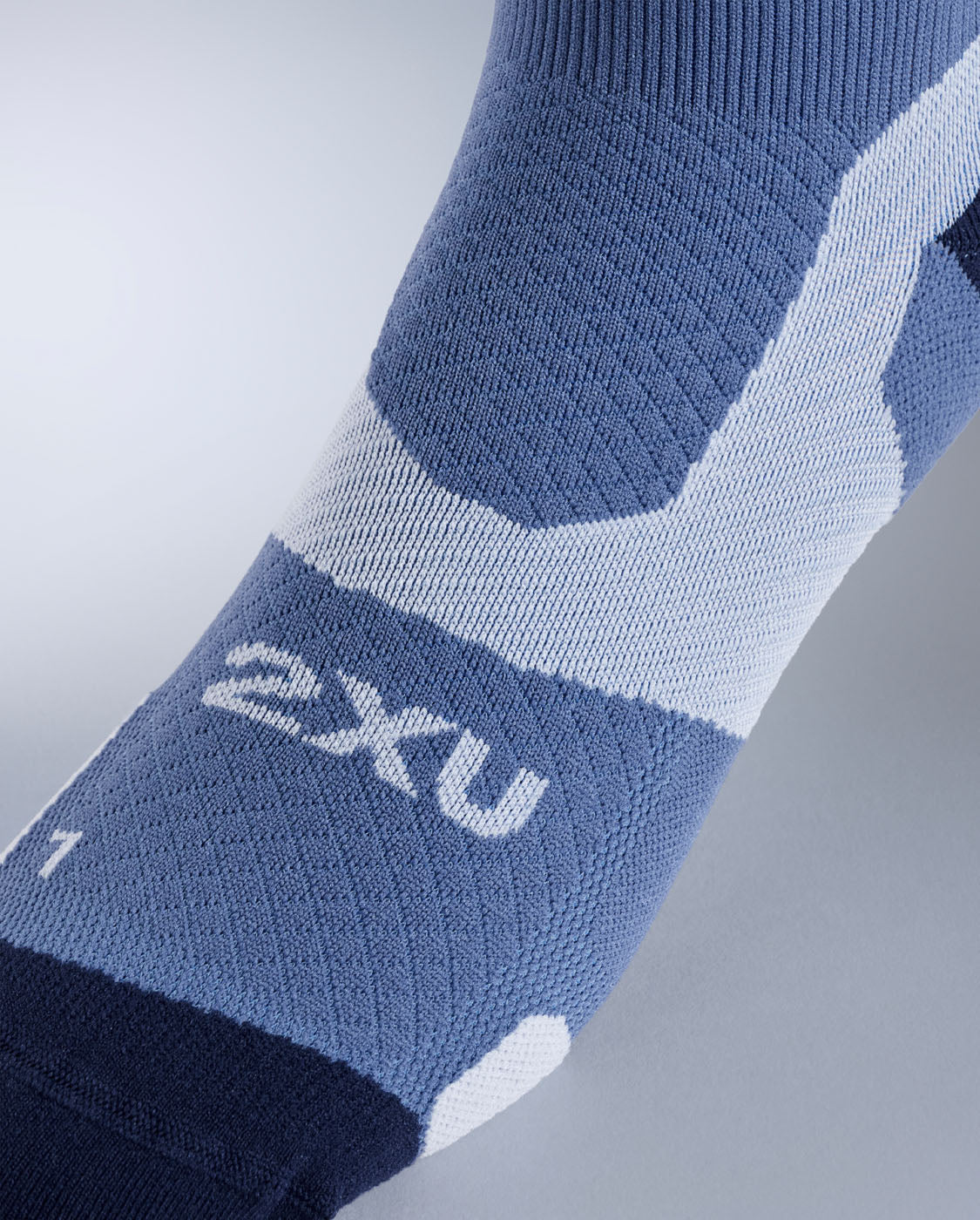 2xu-vectr-laufsocken-unisex-indigo-midnight-kompression image 3