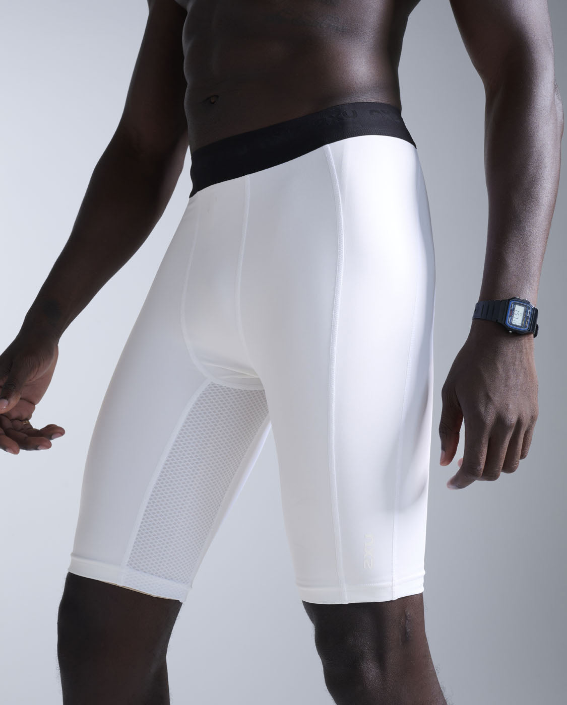 2xu-core-base-layer-compression-shorts-white-herren image 3