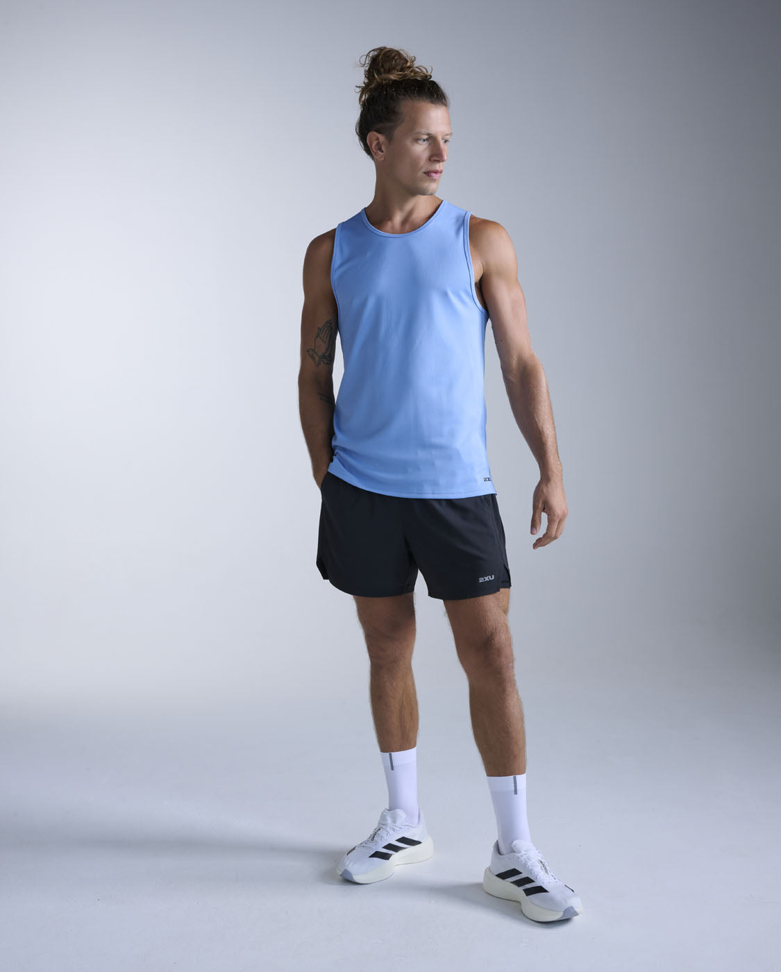 2xu-aero-tank-top-herren-silverlake-blue-mesh image 5
