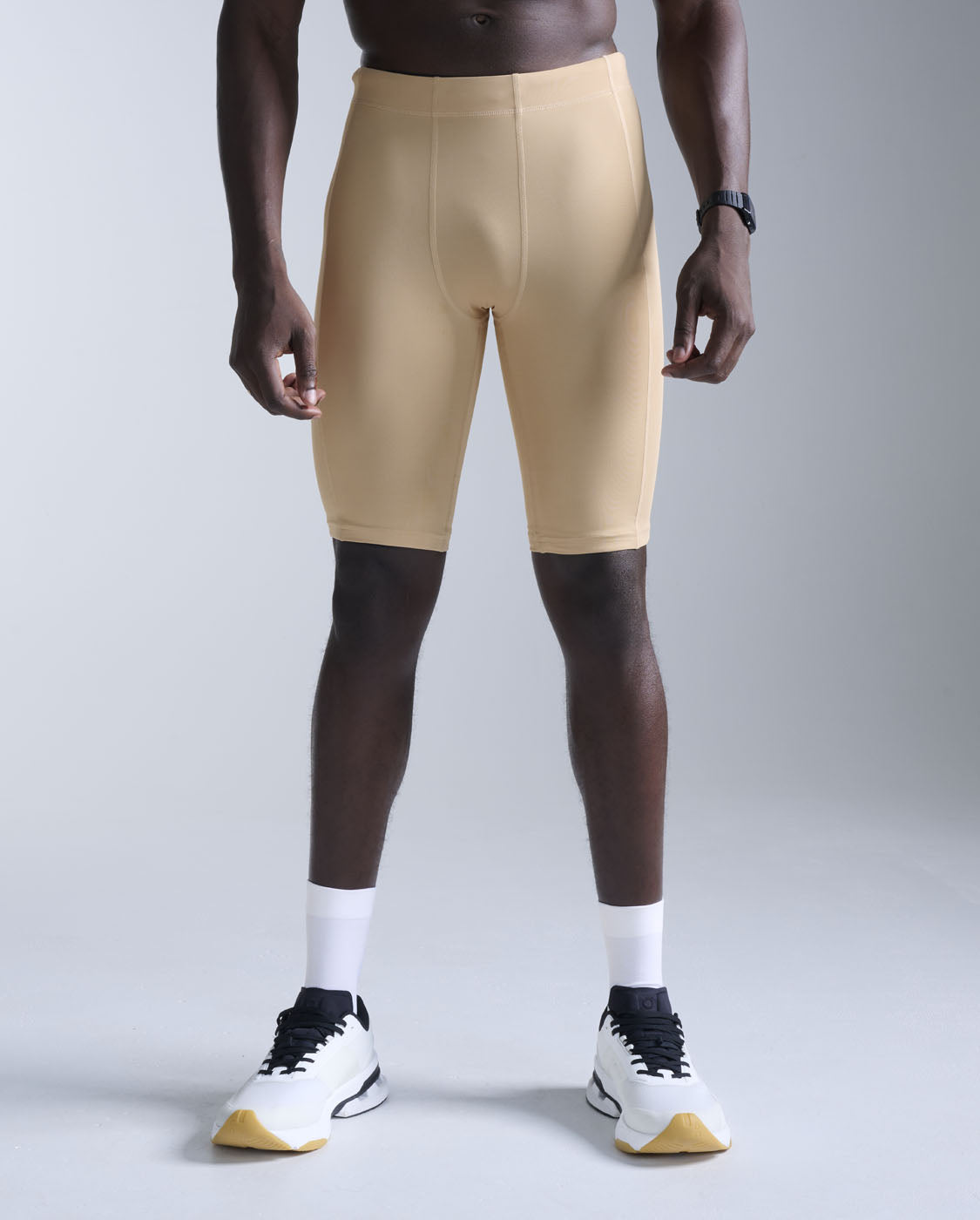 2xu-core-compression-short-herren-beige-pwx image 1