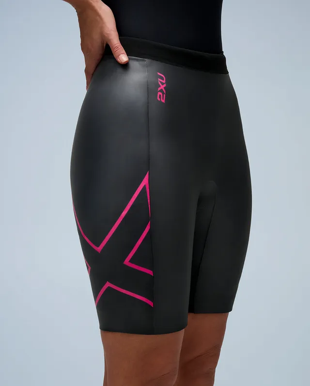 2xu-propel-buoyancy-short-neopren-damen-black-fuchsia image 1