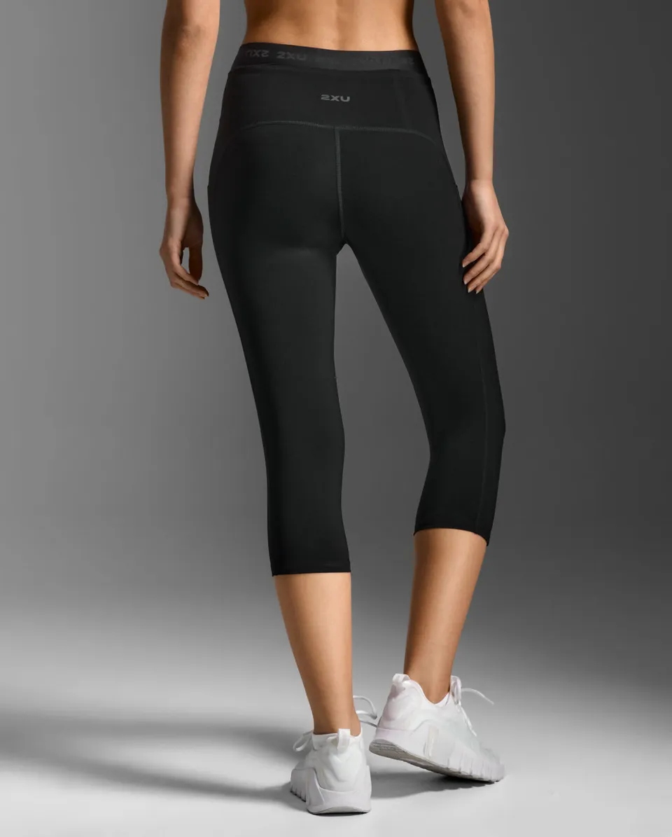 2xu-form-stash-hi-rise-3-4-tights-damen-schwarz-kompression image 1