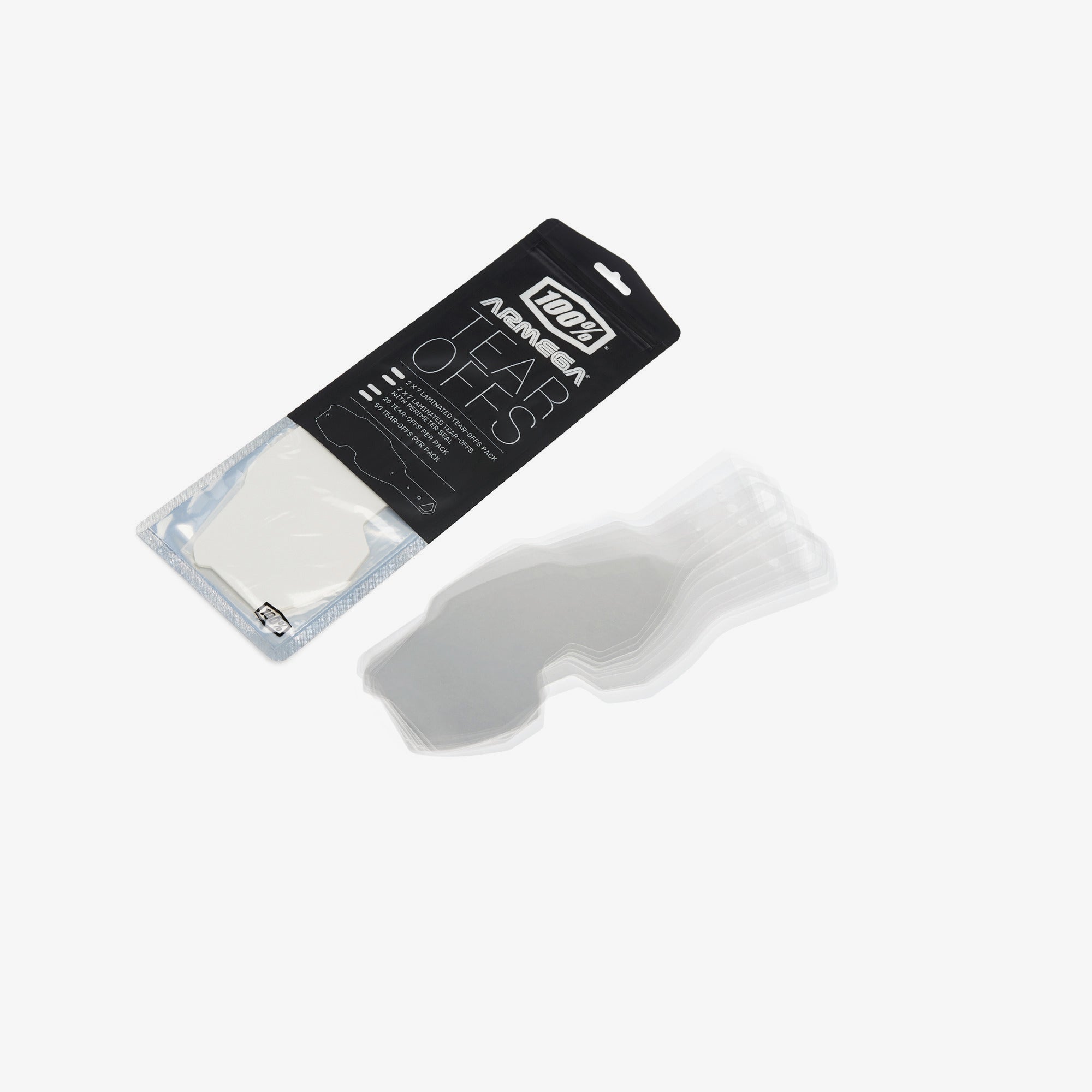 100-armega-armatic-tear-offs-abrissfolie-20er-pack image 1