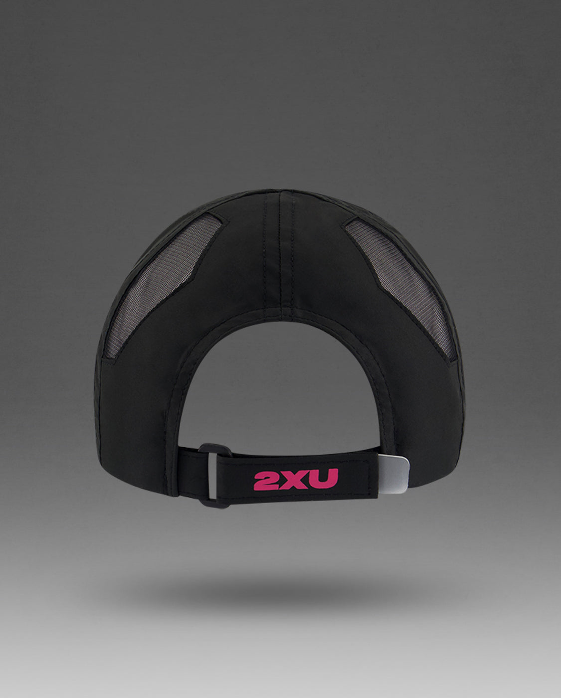 2xu-aero-run-cap-laufkappe-schwarz-fuchsia-unisex image 3