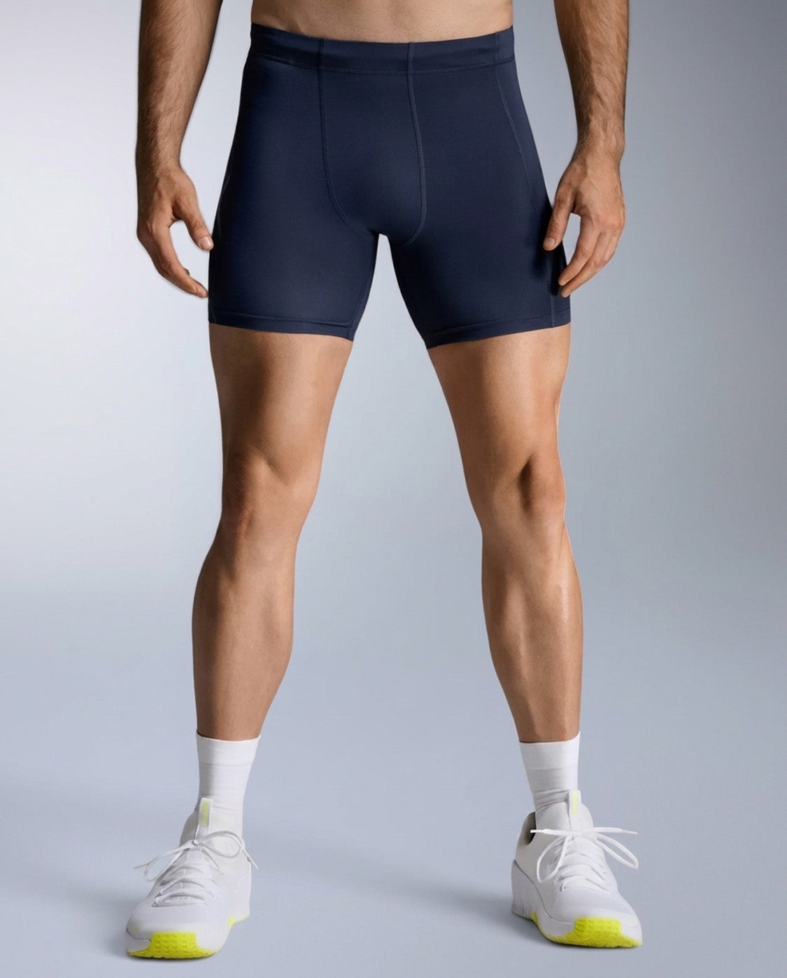 2xu-core-compression-1-2-shorts-herren-navy-pwx image 1