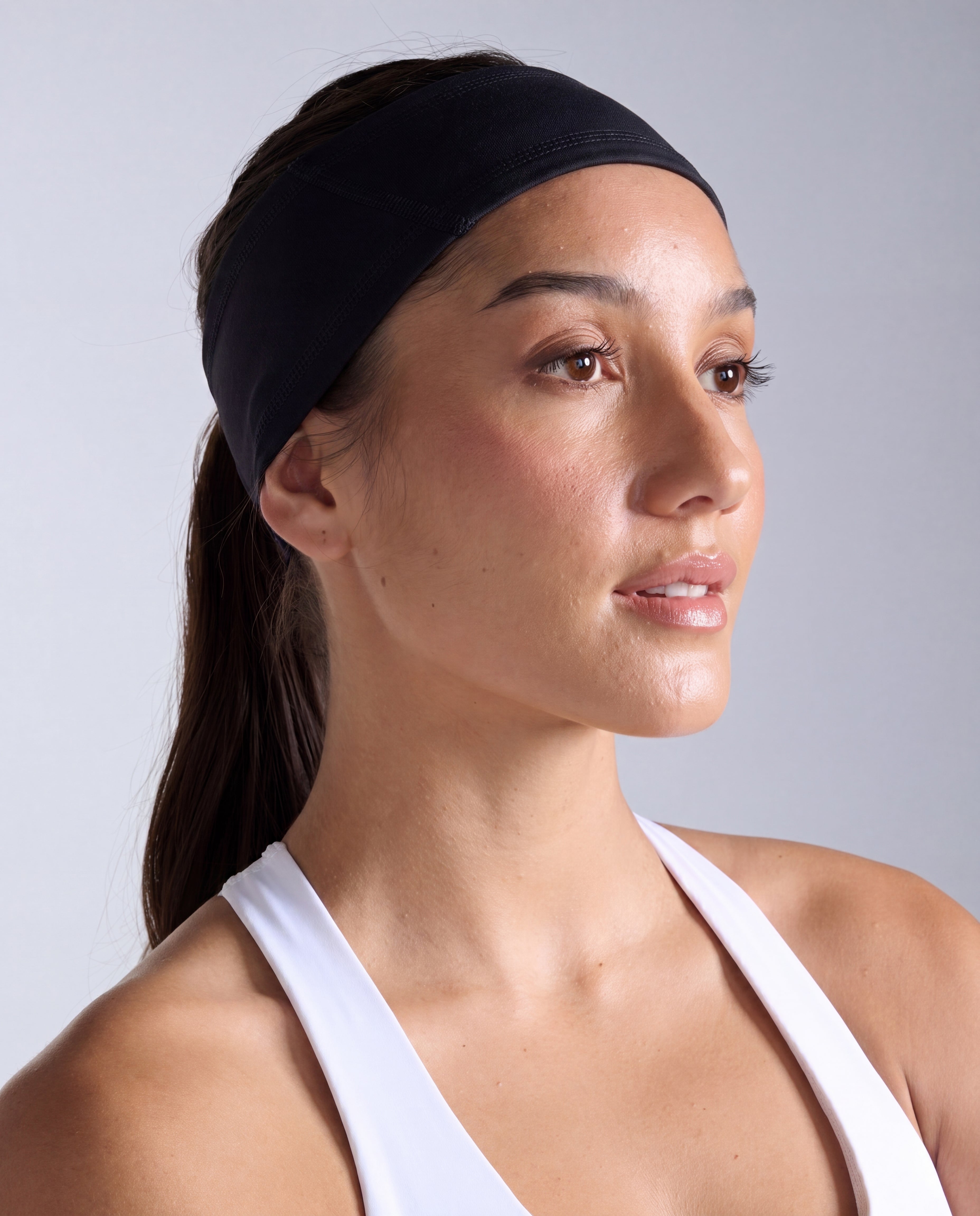 2xu-ignition-haptic-headband-stirnband-black-silver image 1