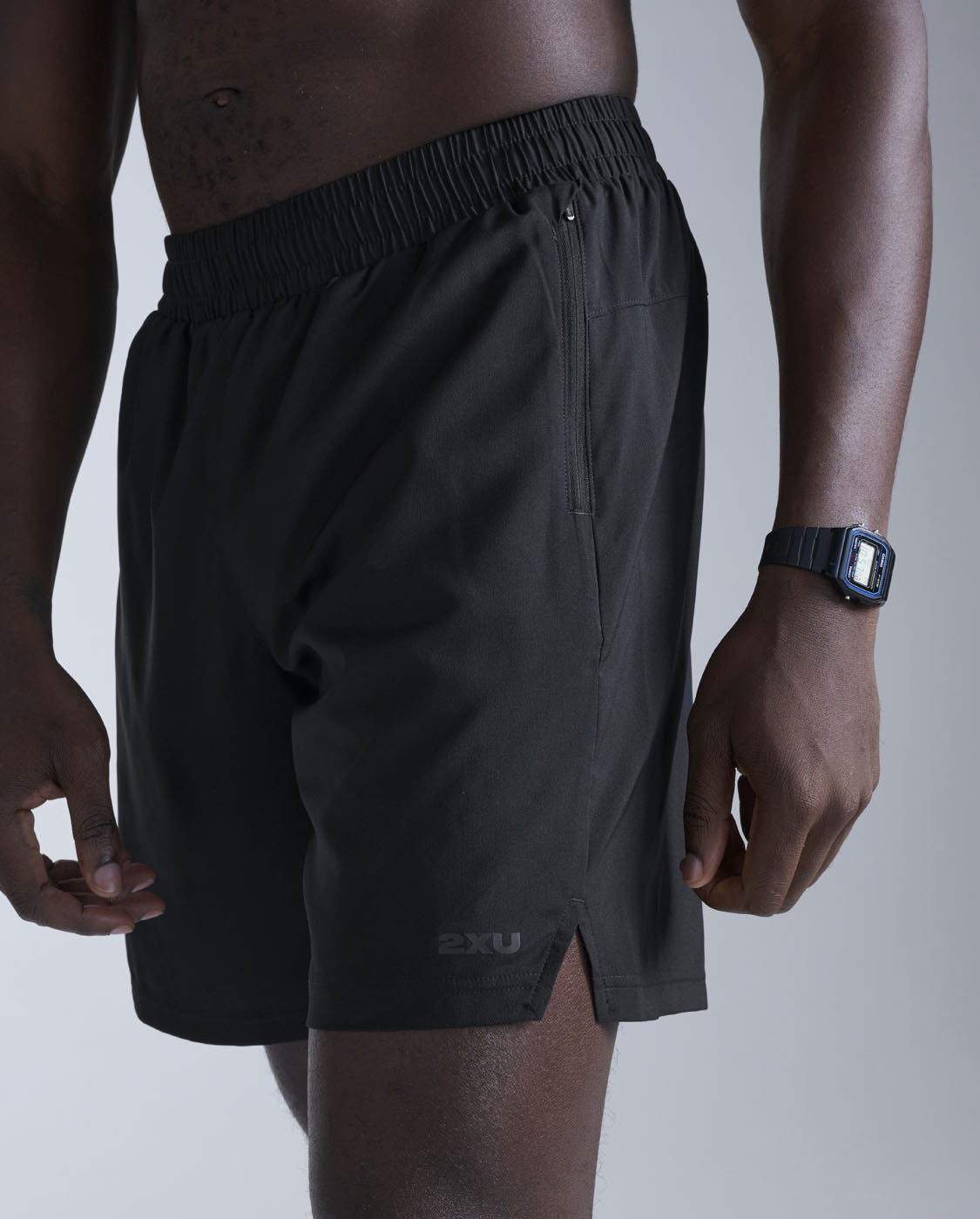 2xu-motion-7-inch-unlined-shorts-schwarz-herren image 3