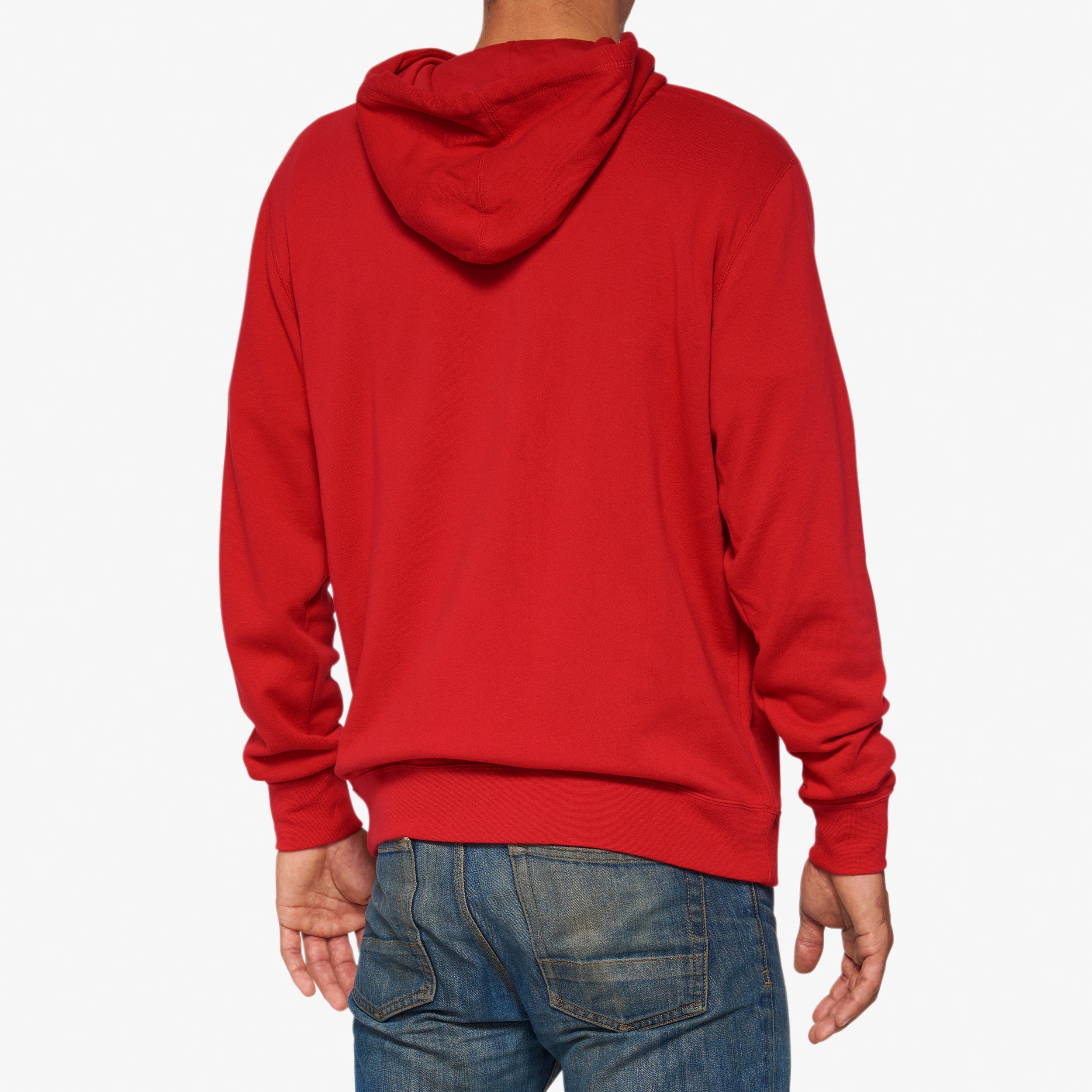 100-icon-pullover-hoodie-fleece-rot image 2