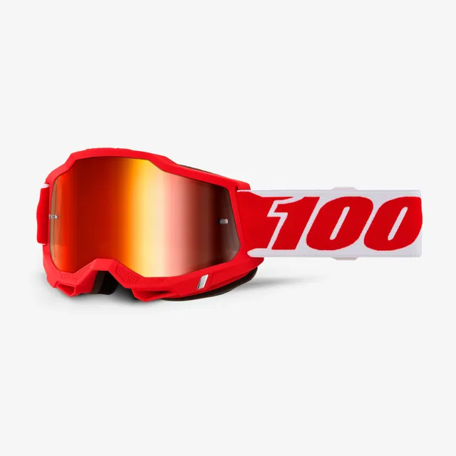 100-accuri-2-goggle-rd001-red-mirror-clear image 1
