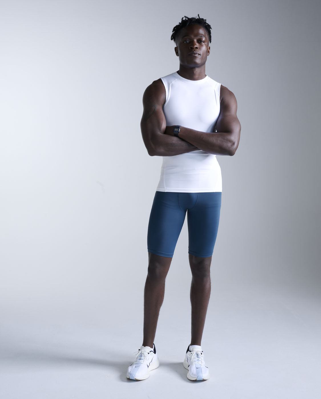 2xu-core-compression-sleeveless-tank-white-herren image 5