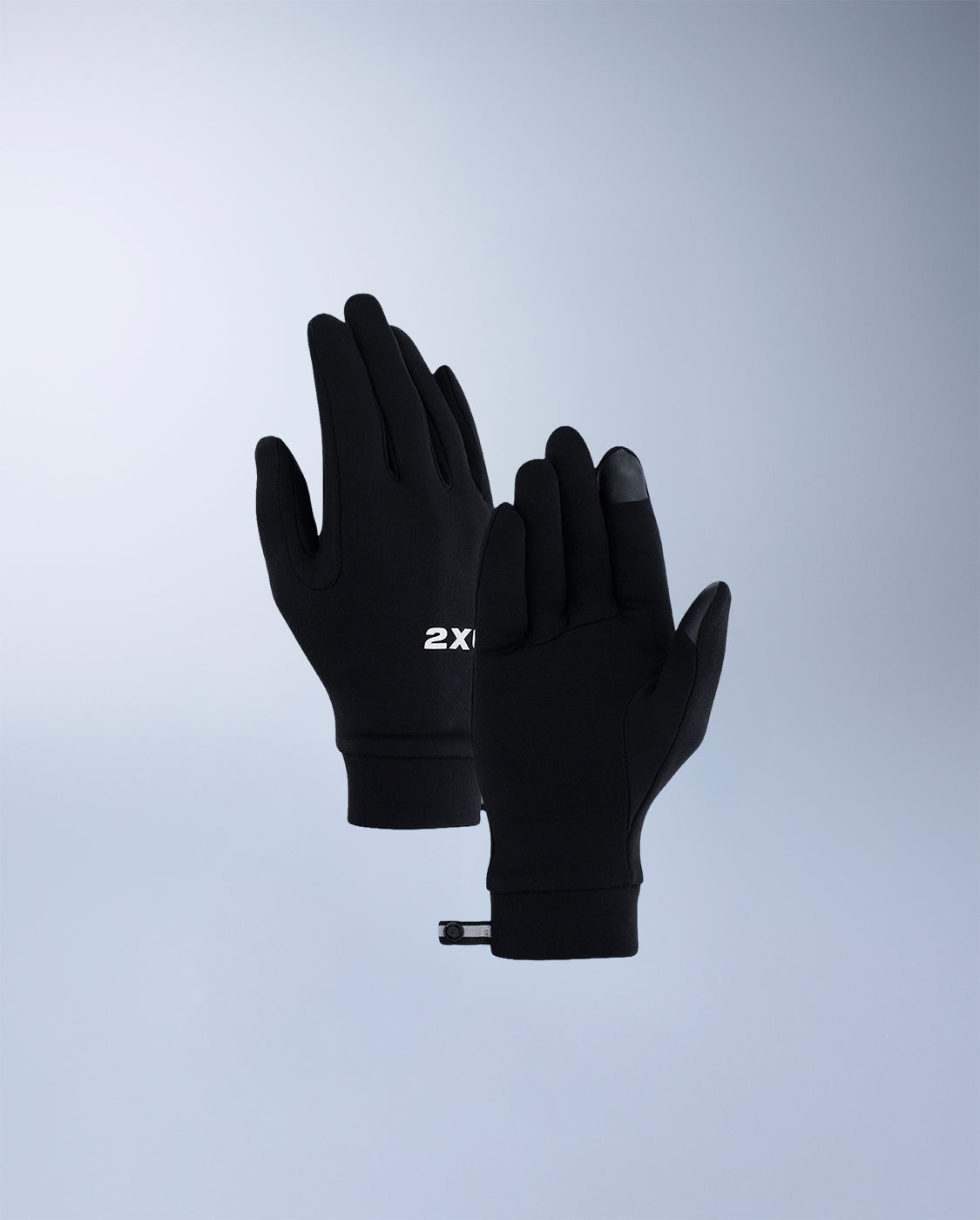 2xu-ignition-run-laufhandschuhe-black-silver-reflective-touchscreen image 3