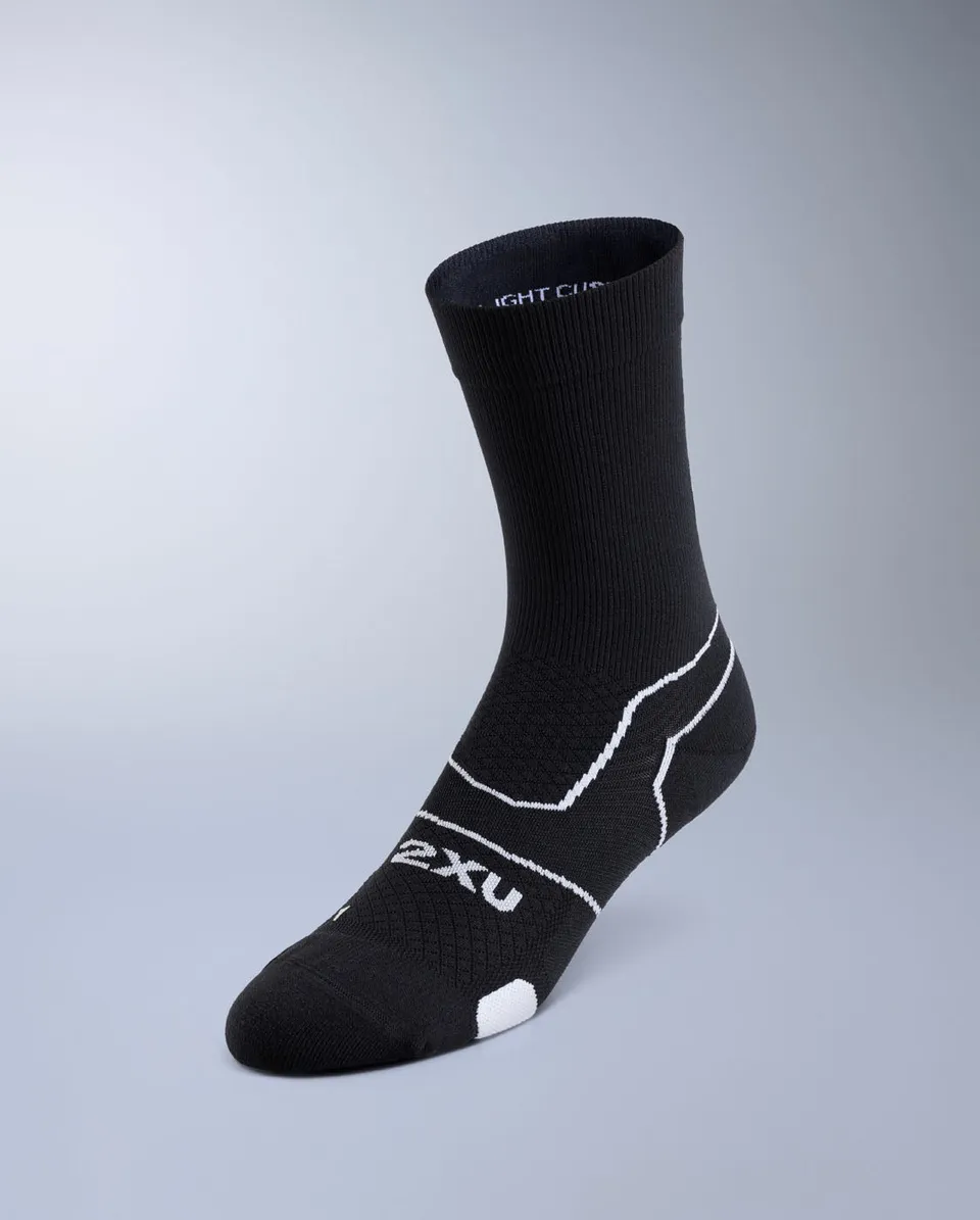 2xu-vectr-light-cushion-crew-socken-schwarz-2 image 1