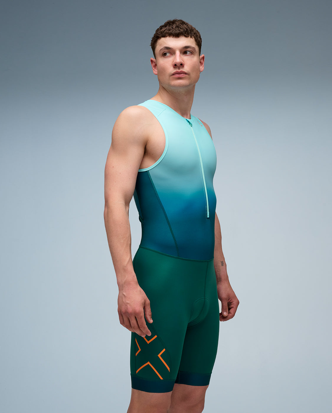 2xu-core-trisuit-triathlonanzug-beach-glass-herren-rmellos image 5