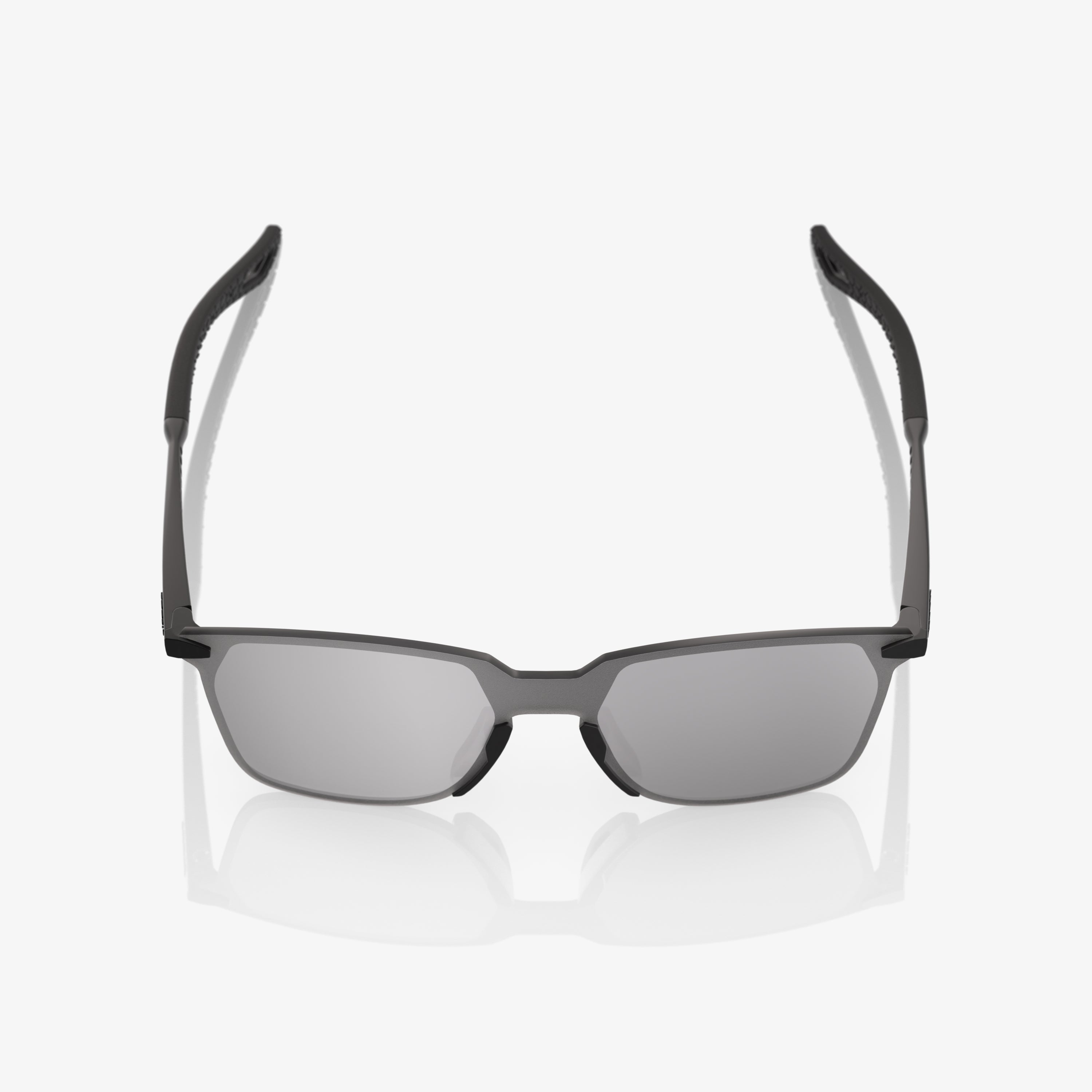 100-legere-square-sonnenbrille-matt-schwarz-silber image 4