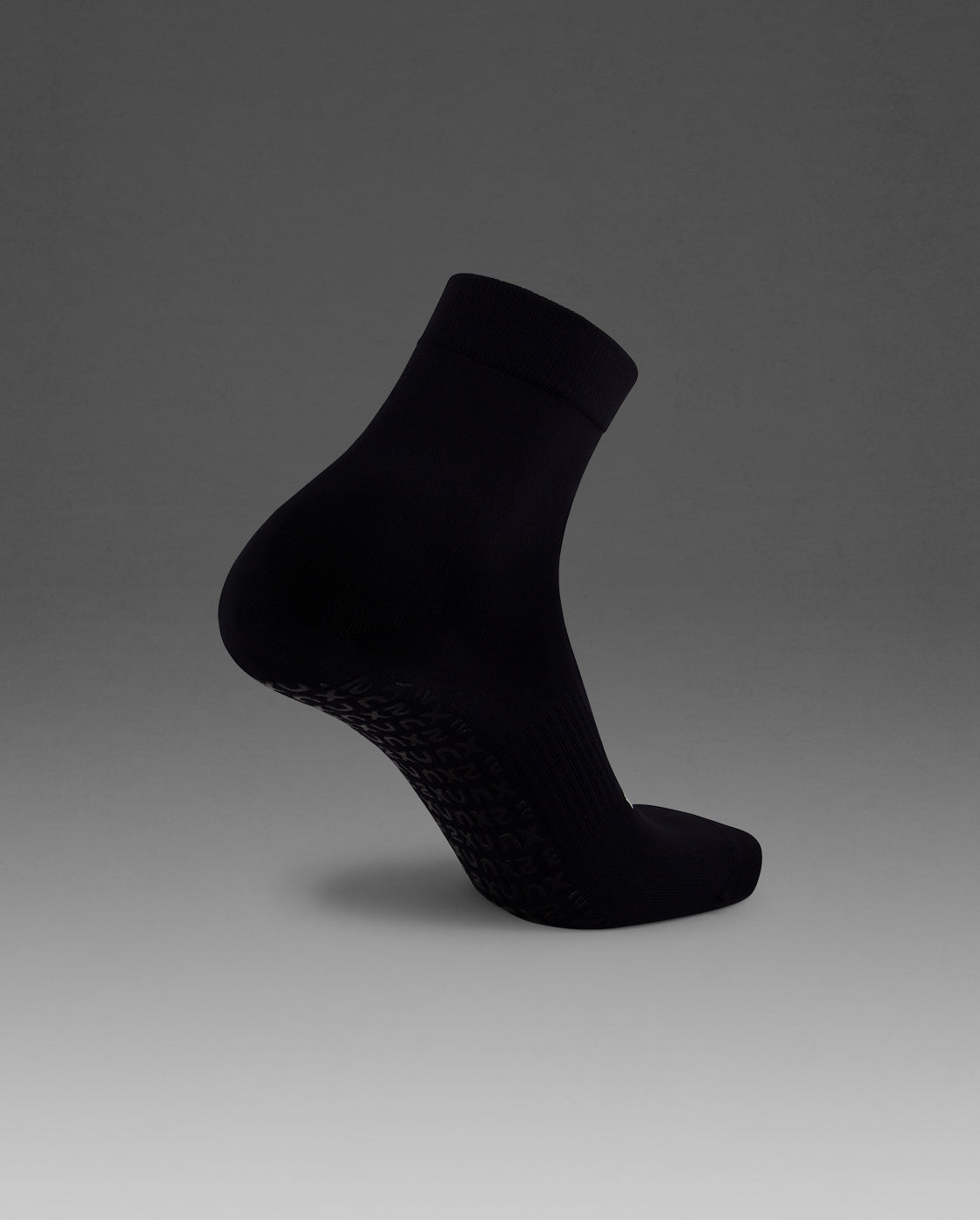 2xu-vectr-performance-crew-grip-sock-schwarz-rutschfest image 3