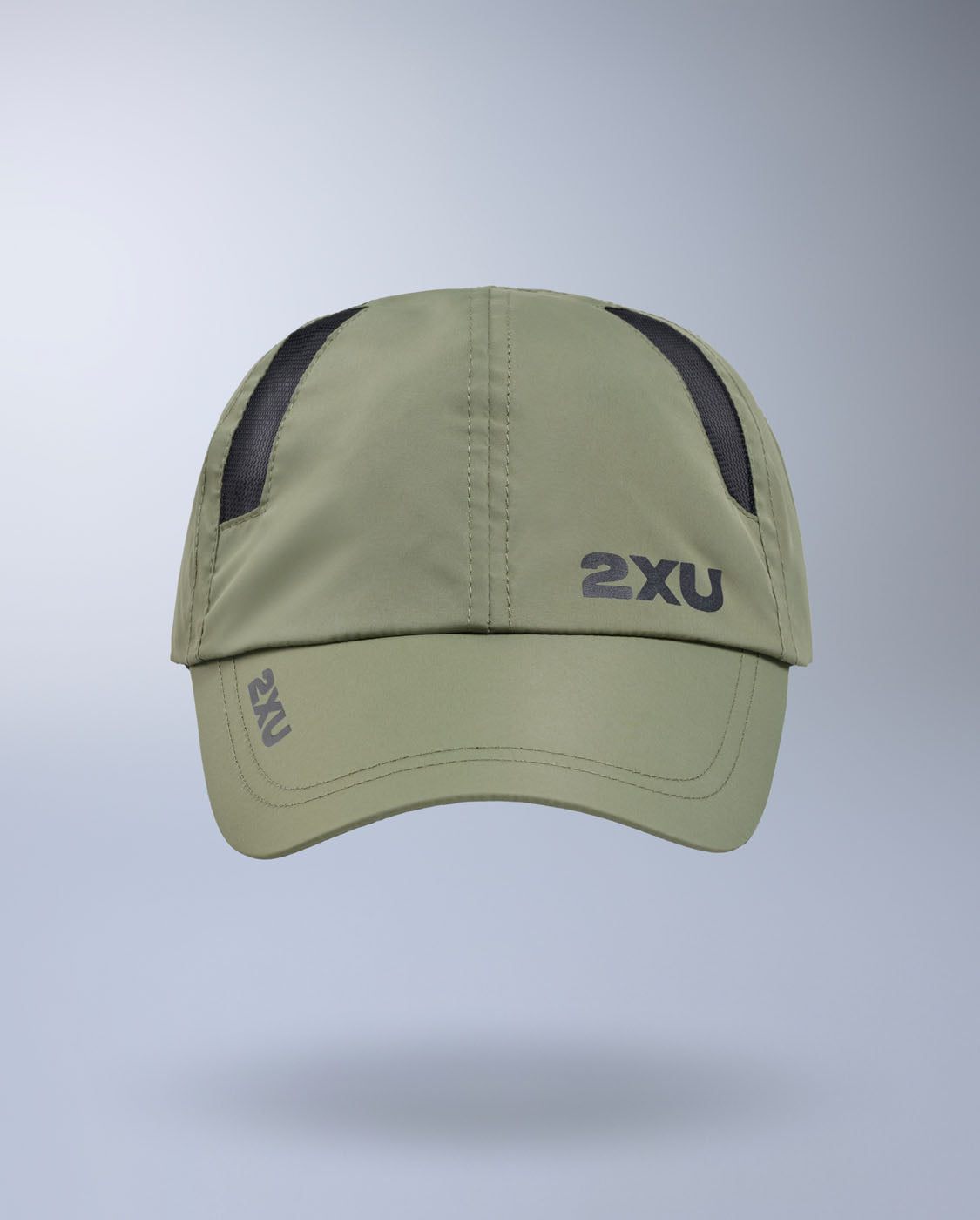 2xu-aero-run-cap-unisex-alpine-black image 2