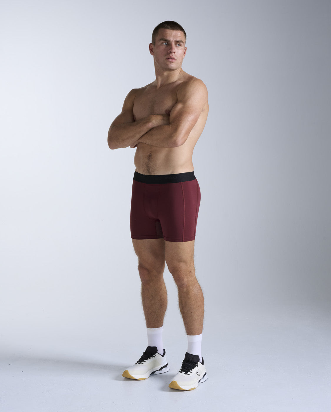 2xu-core-base-layer-1-2-shorts-kompressionsshorts-maroon image 6