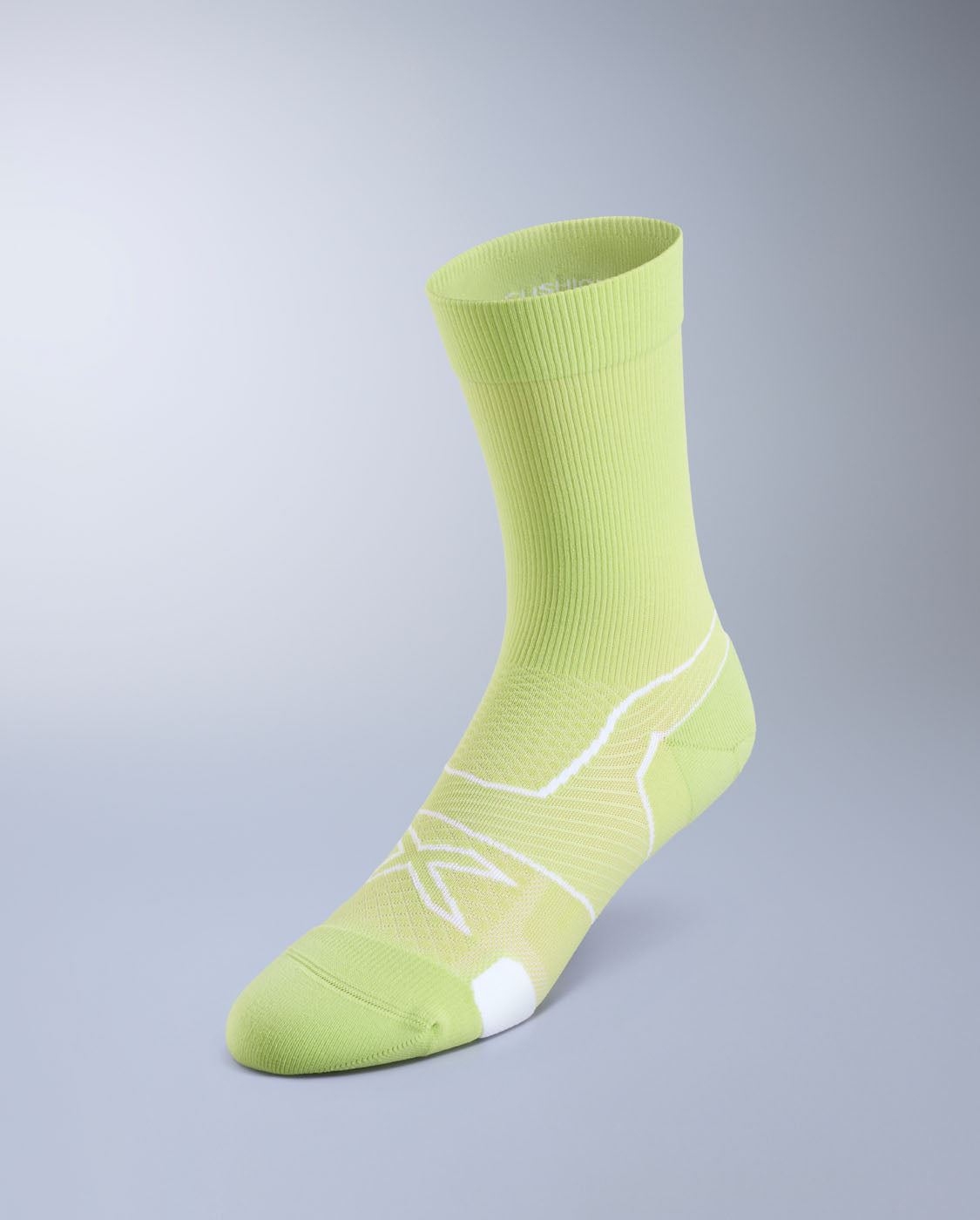 2xu-vectr-cushion-crew-kompressionssocken-matcha image 1