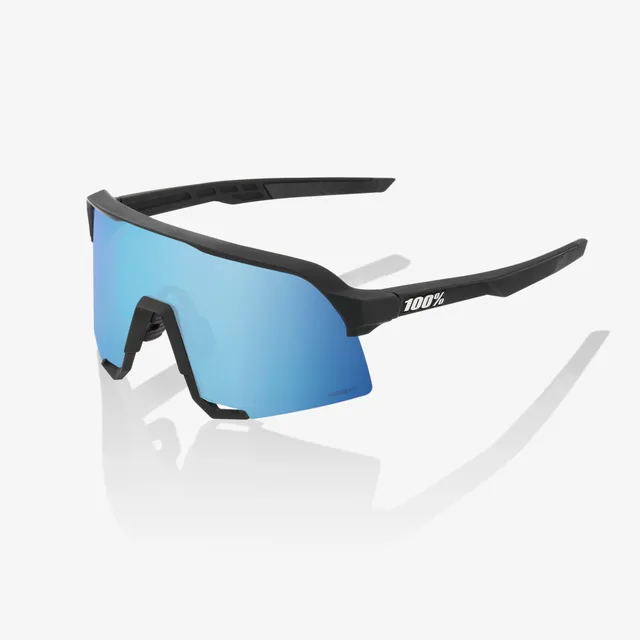 100-s3-sport-sonnenbrille-mattschwarz-blau-verspiegelt image 1
