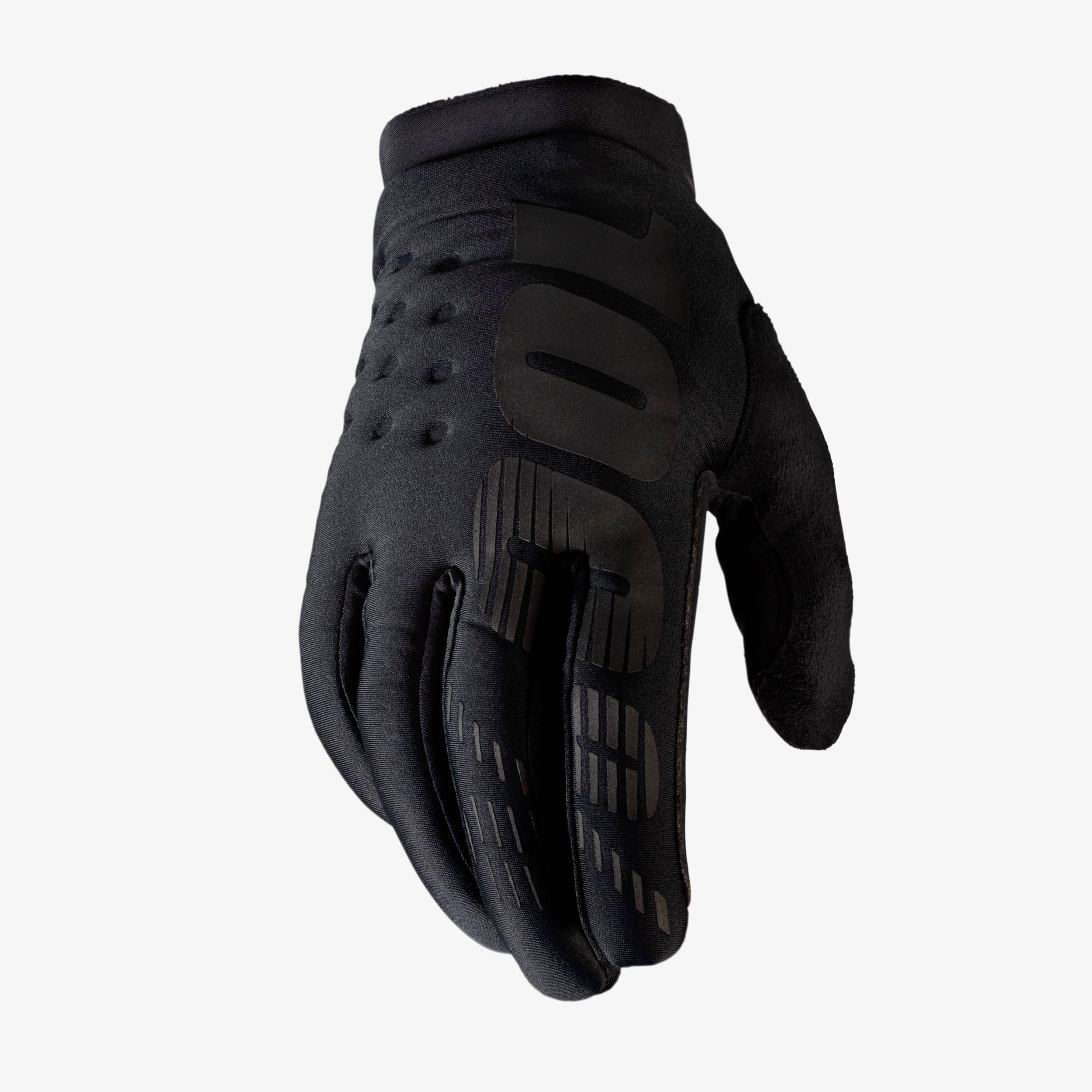 100-brisker-damen-handschuhe-schwarz-grau image 1