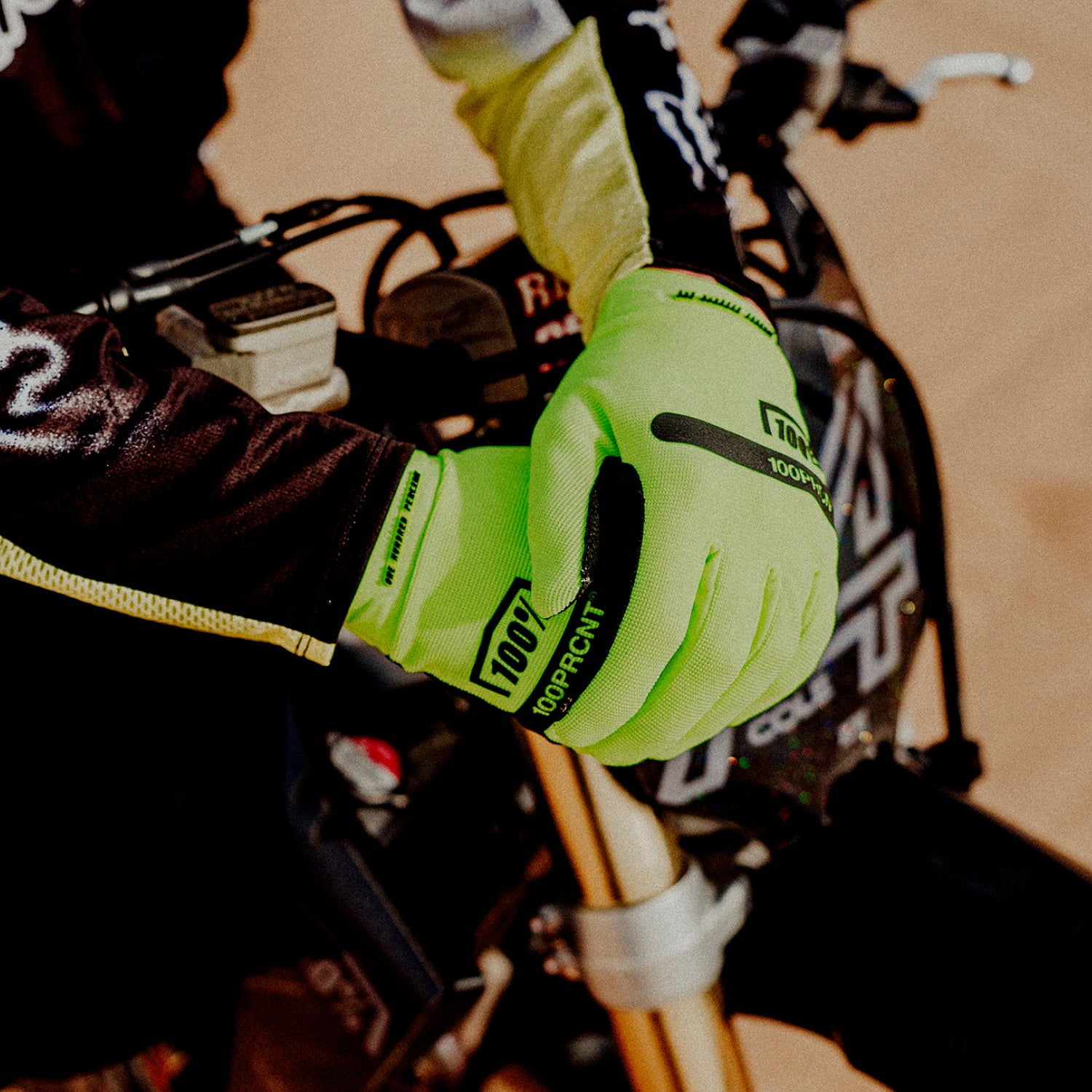 100-ridecamp-handschuhe-fluo-yellow-gr-s-2xl-mtb image 3