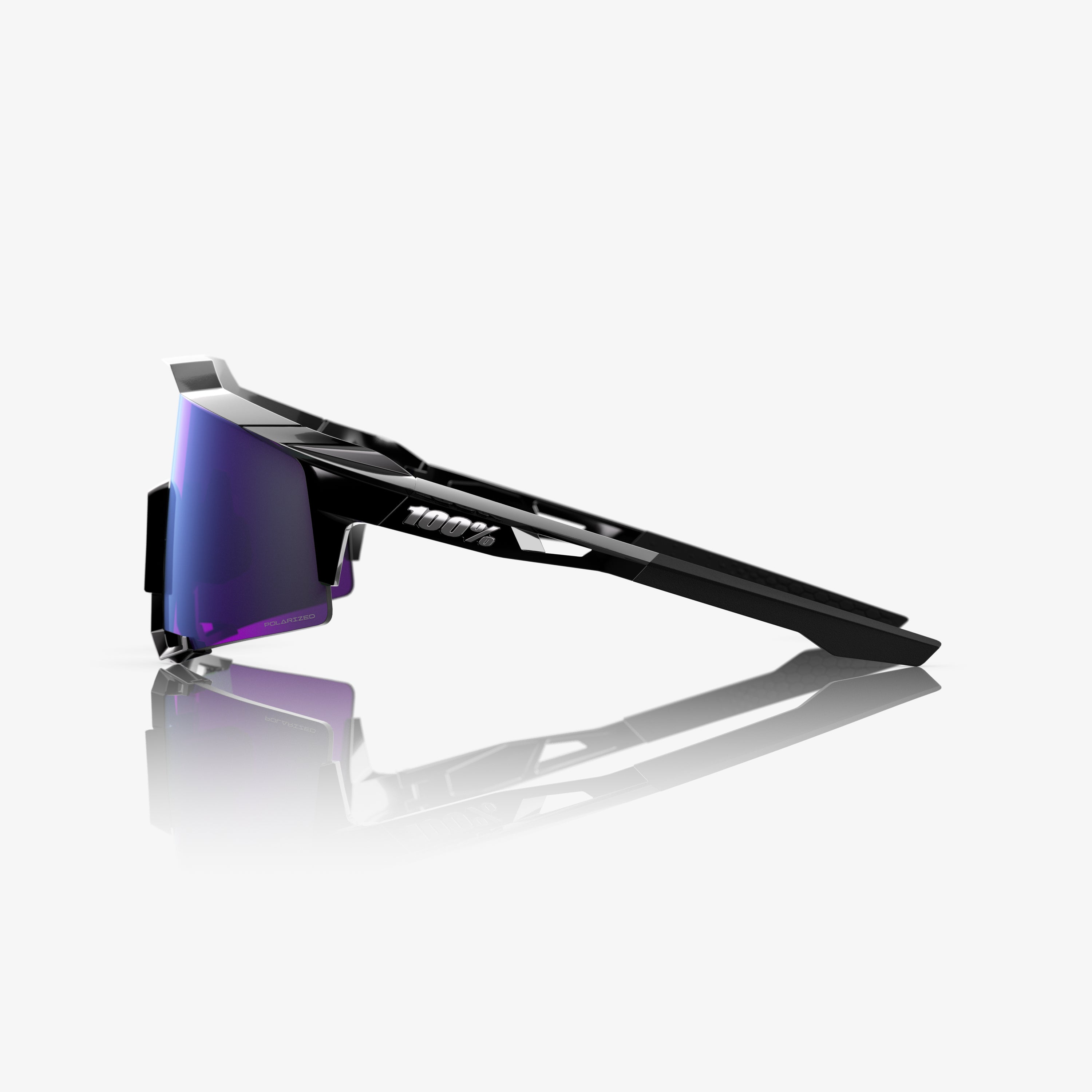 100-speedcraft-sonnenbrille-polished-black-hiper-lavender-mirror image 3
