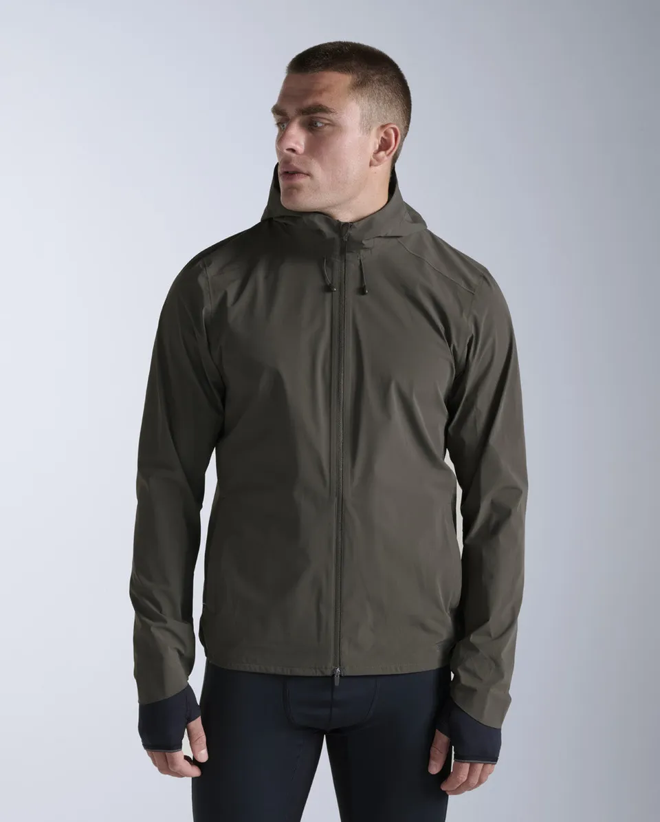 2xu-ignition-shield-laufjacke-herren-flint-black-wasserdicht image 1
