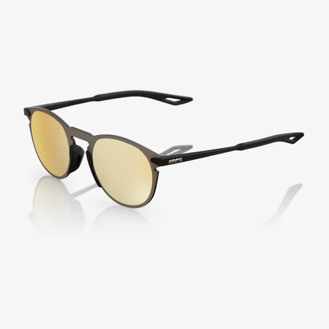 100-legere-round-sonnenbrille-matte-black-gold-24k image 1