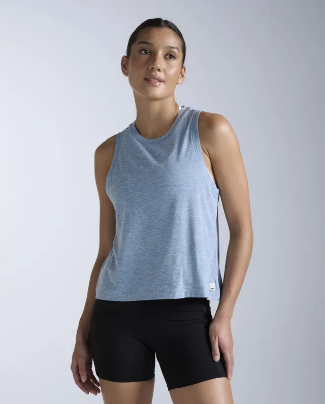 2xu-form-soft-jersey-relaxed-tank-top-damen-blue-shade-white-atmungsaktiv image 1