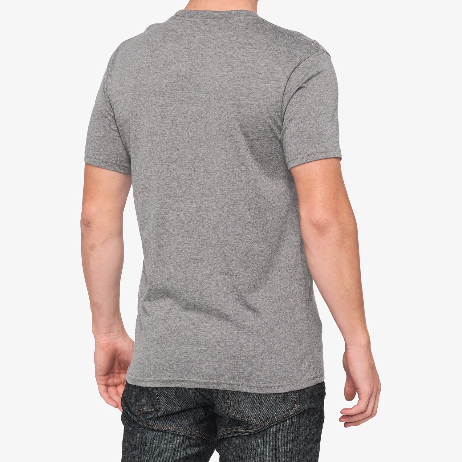 100-icon-t-shirt-heather-grey-kurzarm-herren-gr-s-2xl image 2