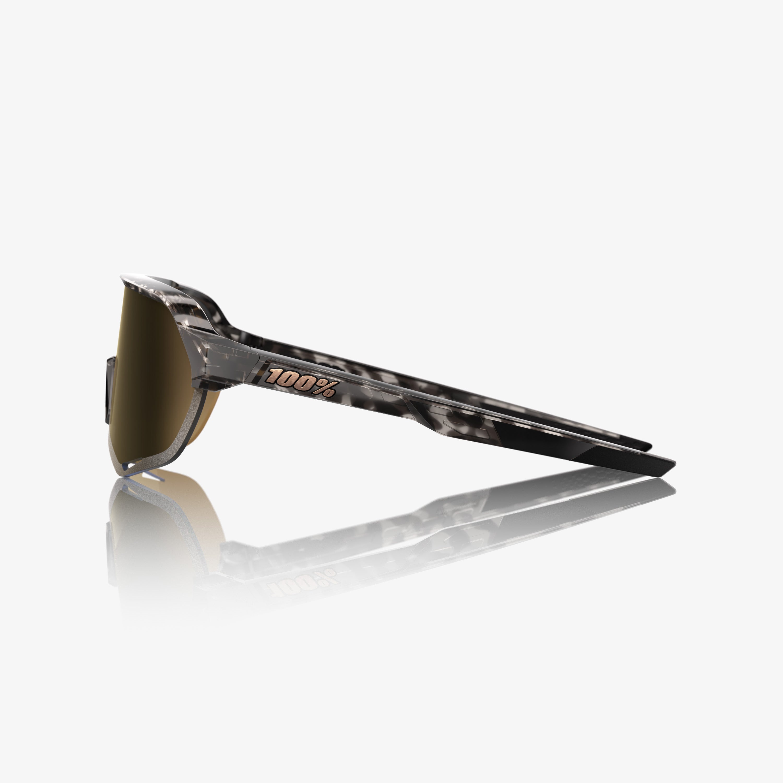 100-s2-sonnenbrille-gloss-black-havana-gold-mirror image 3