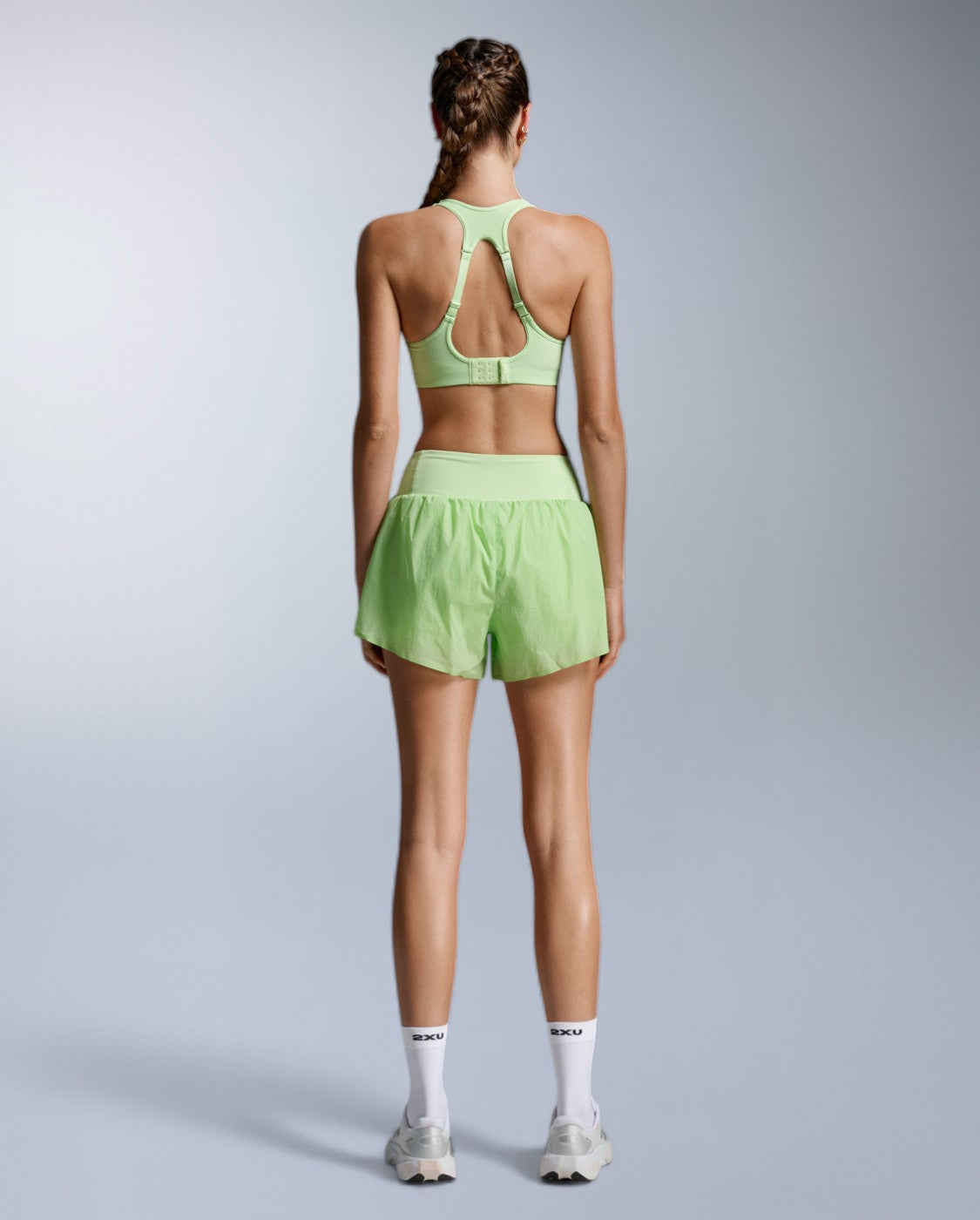 2xu-aero-sport-bh-damen-lime-zest-medium-impact image 5
